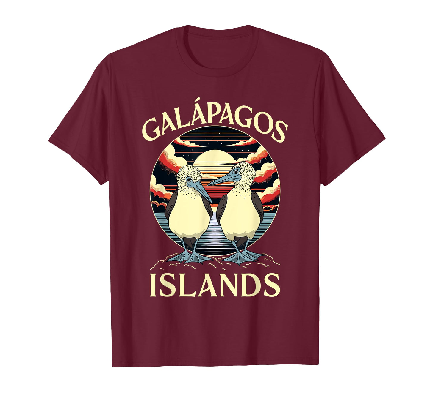 Seabirds Blue Footed Booby Bird Galapagos T-Shirt