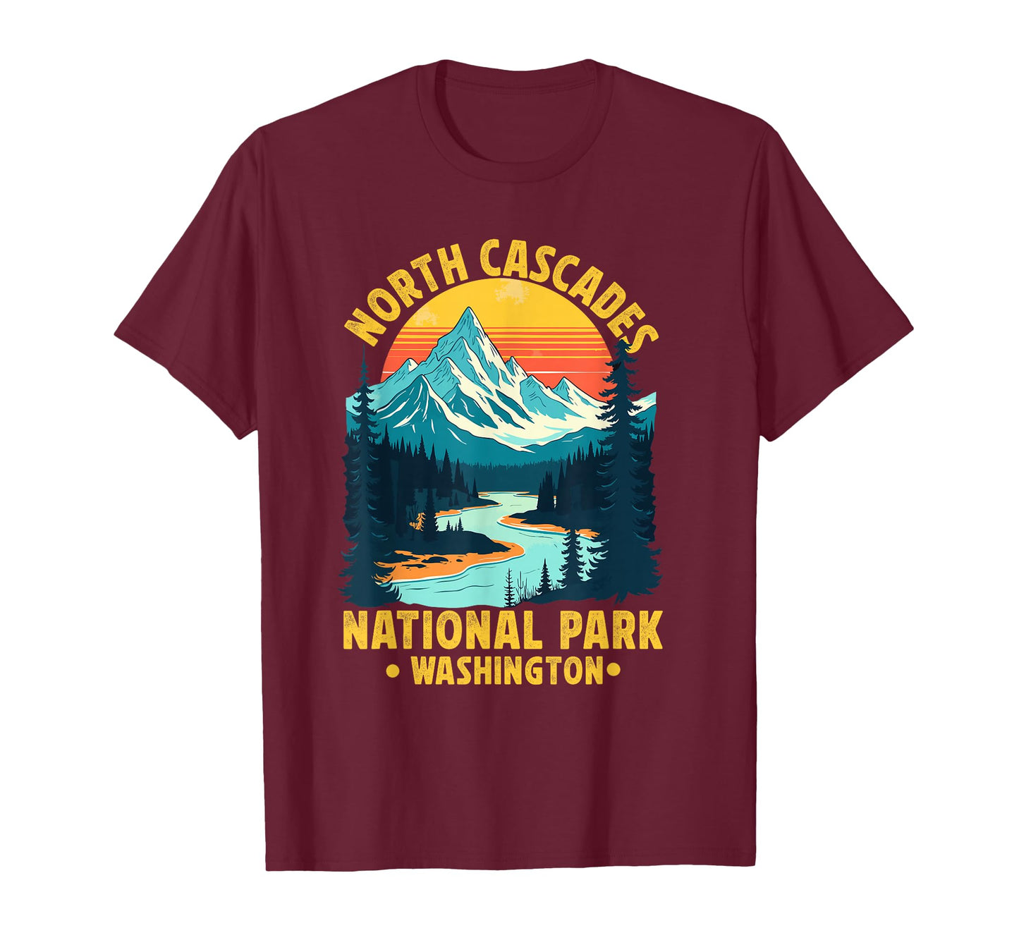 North Cascades National Park Washington Souvenir T-Shirt