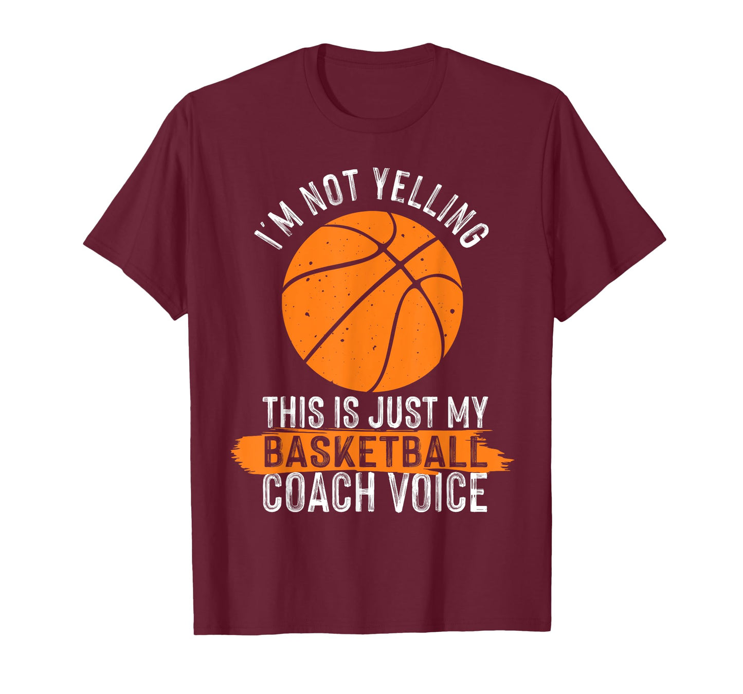 Cool Basketball Coach Men Women Basketball Coaching Voice T-Shirt