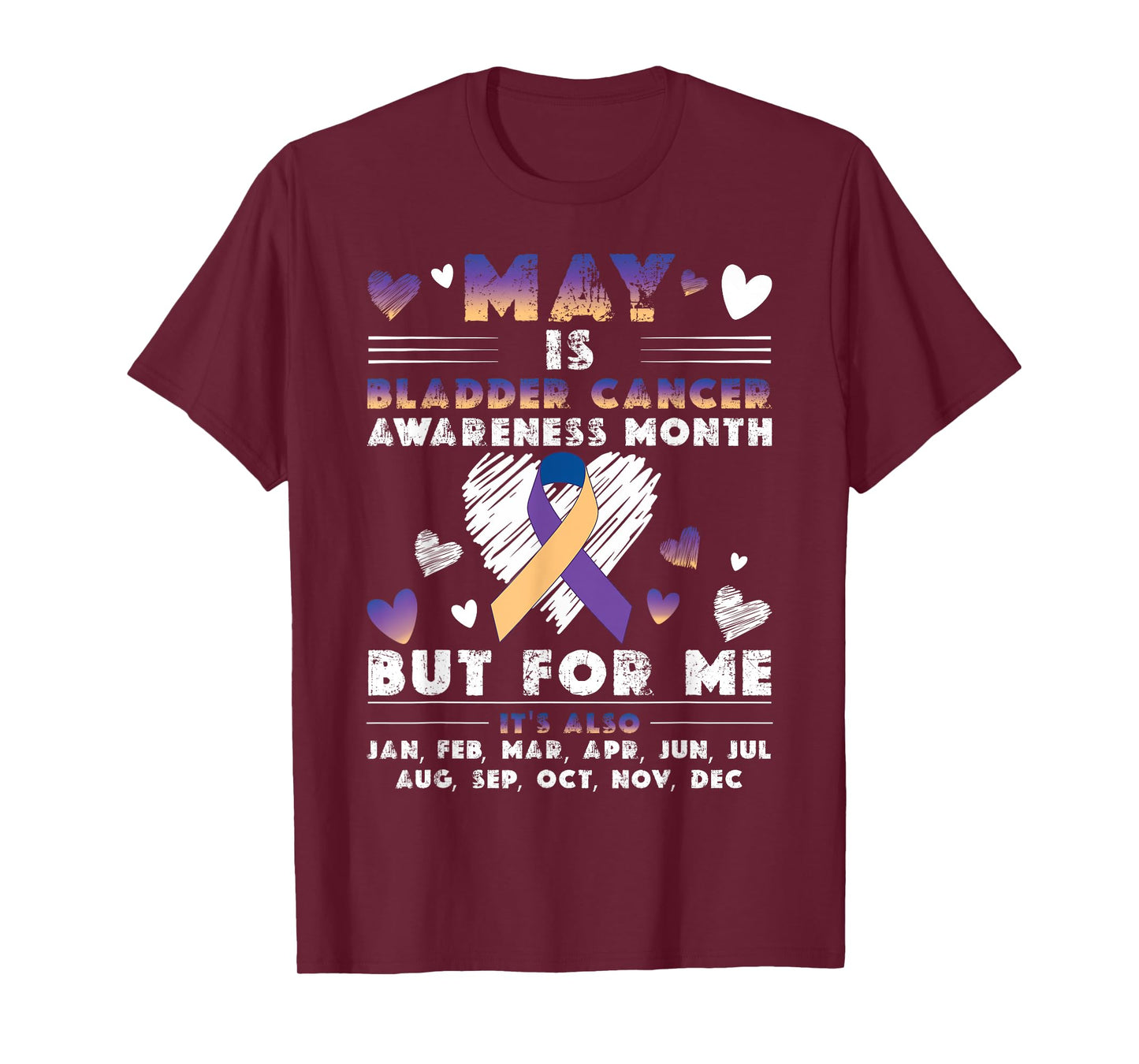 May Is Bladder Cancer Awareness Month Warrior Survivor Women T-Shirt