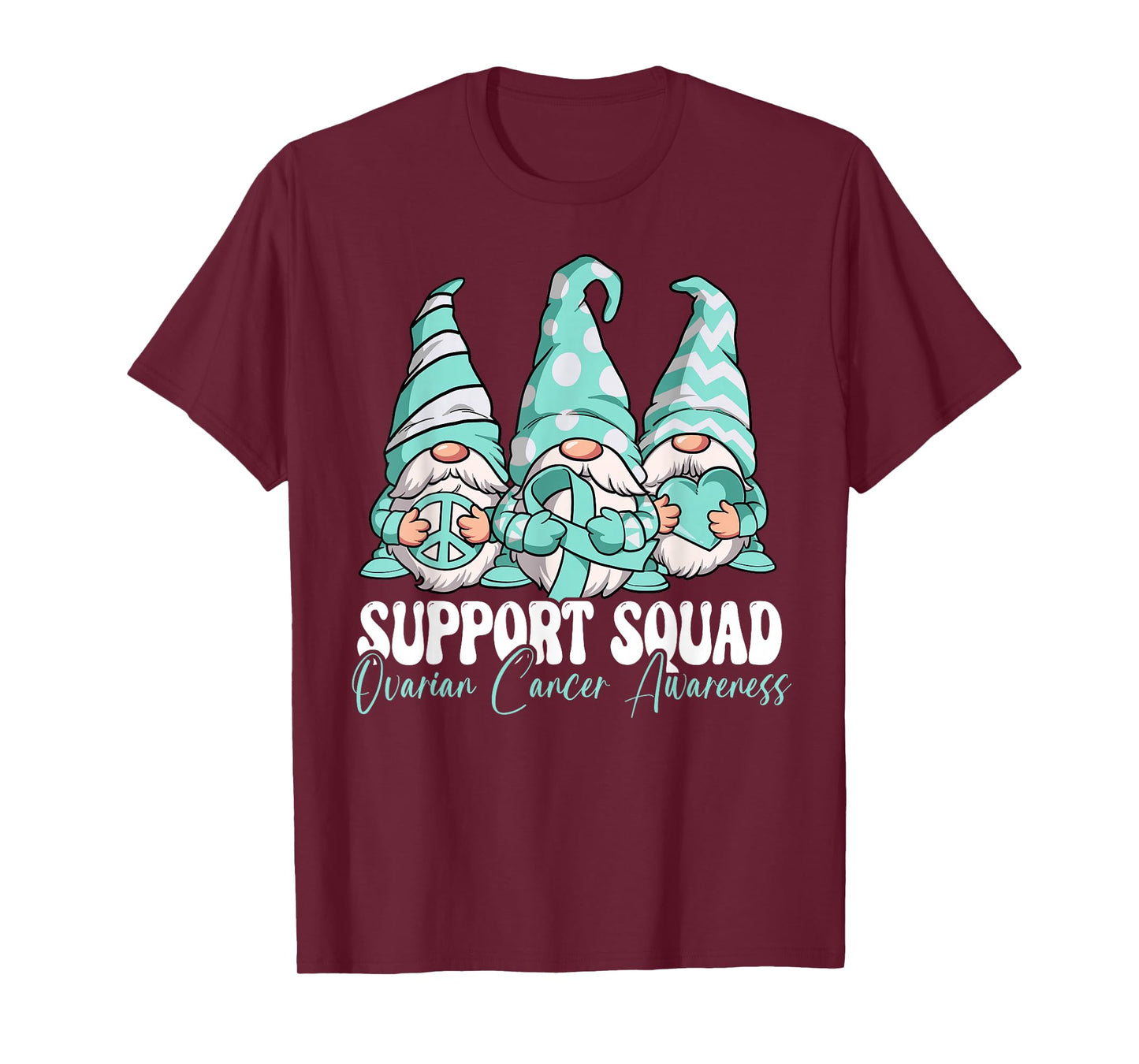 Support Squad Ovarian Cancer Awareness Month T-Shirt
