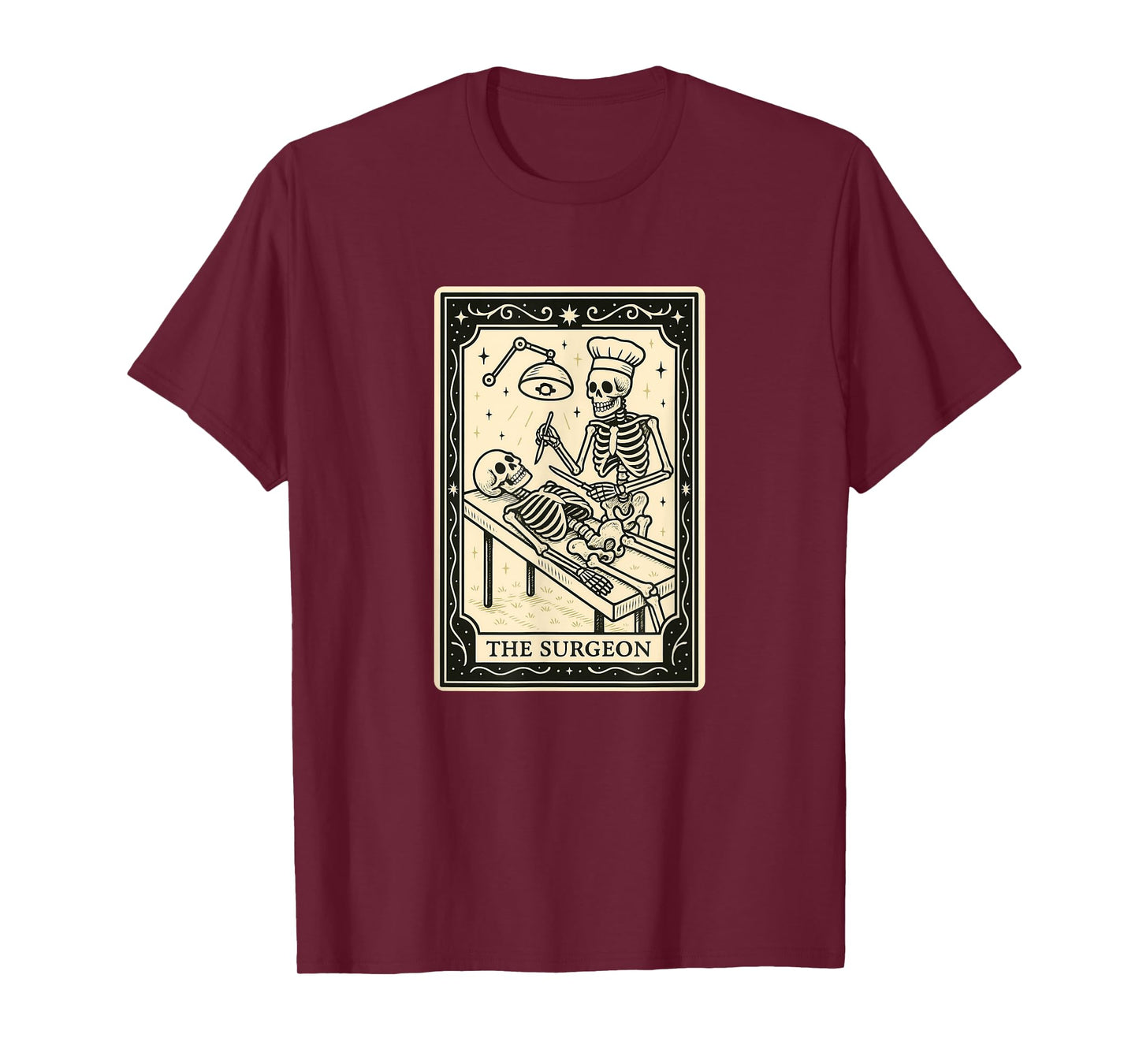 The Surgeon Tarot Card - Halloween Spooky Surgery Doctor T-Shirt