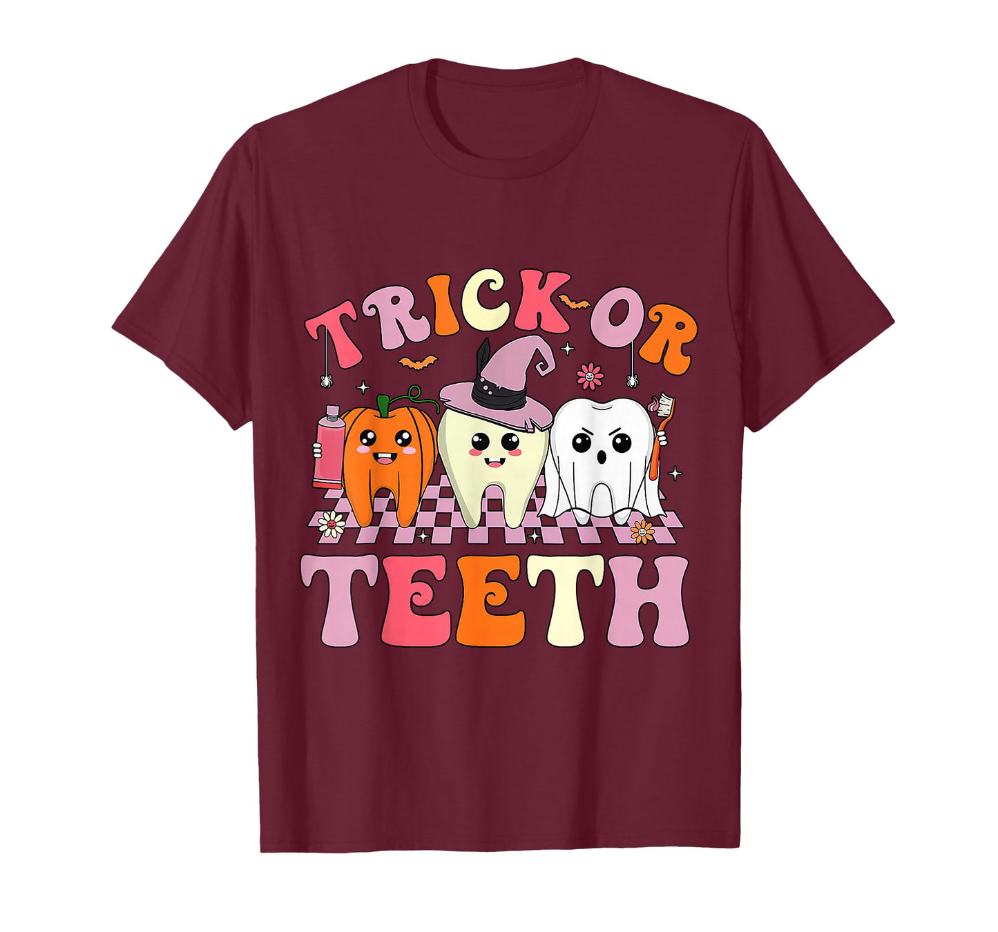 Halloween Dentist Trick or Teeth Dental Costume Men Women T-Shirt