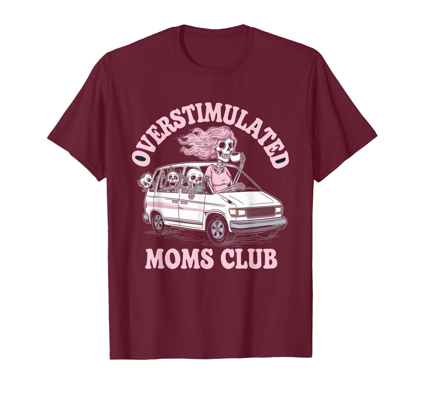 Overstimulated Moms Club Tshirt Mom Depression Mental Health T-Shirt