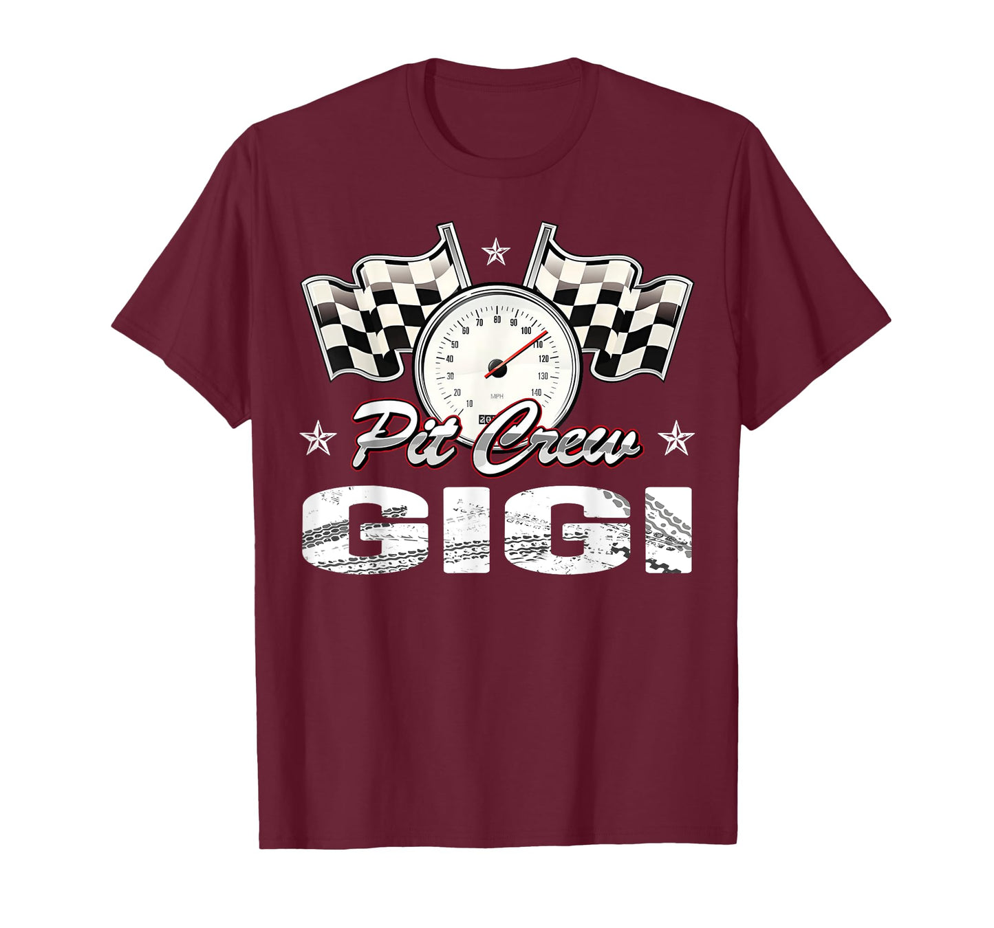 Pit Crew Gigi Race Car Birthday Racing Car Family T-Shirt