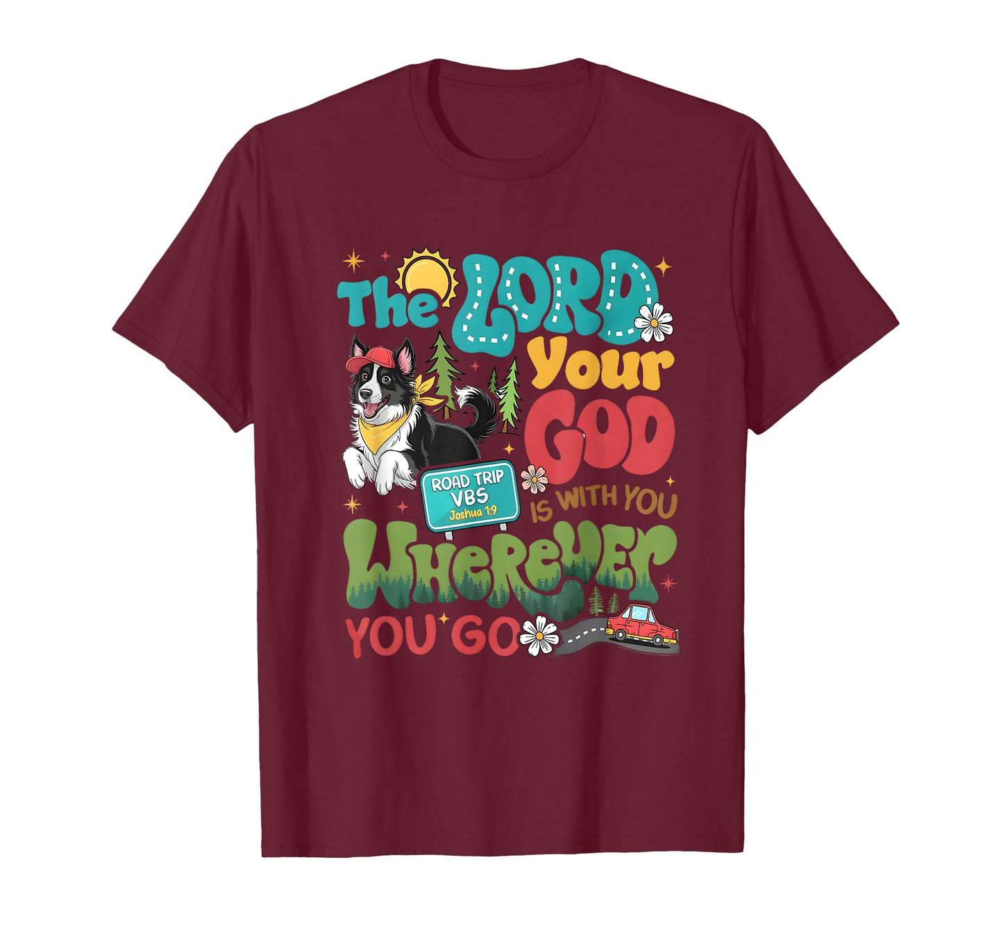 VBS 2025 Road Trip On The Go With God Kids Youth T-Shirt