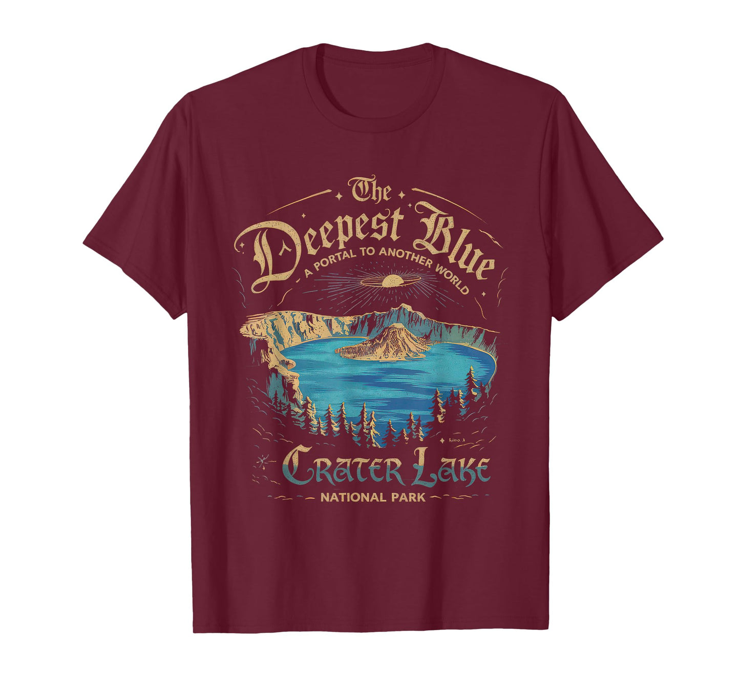 Crater Lake National Park Tshirt Men Women Oregon Mazama T-Shirt