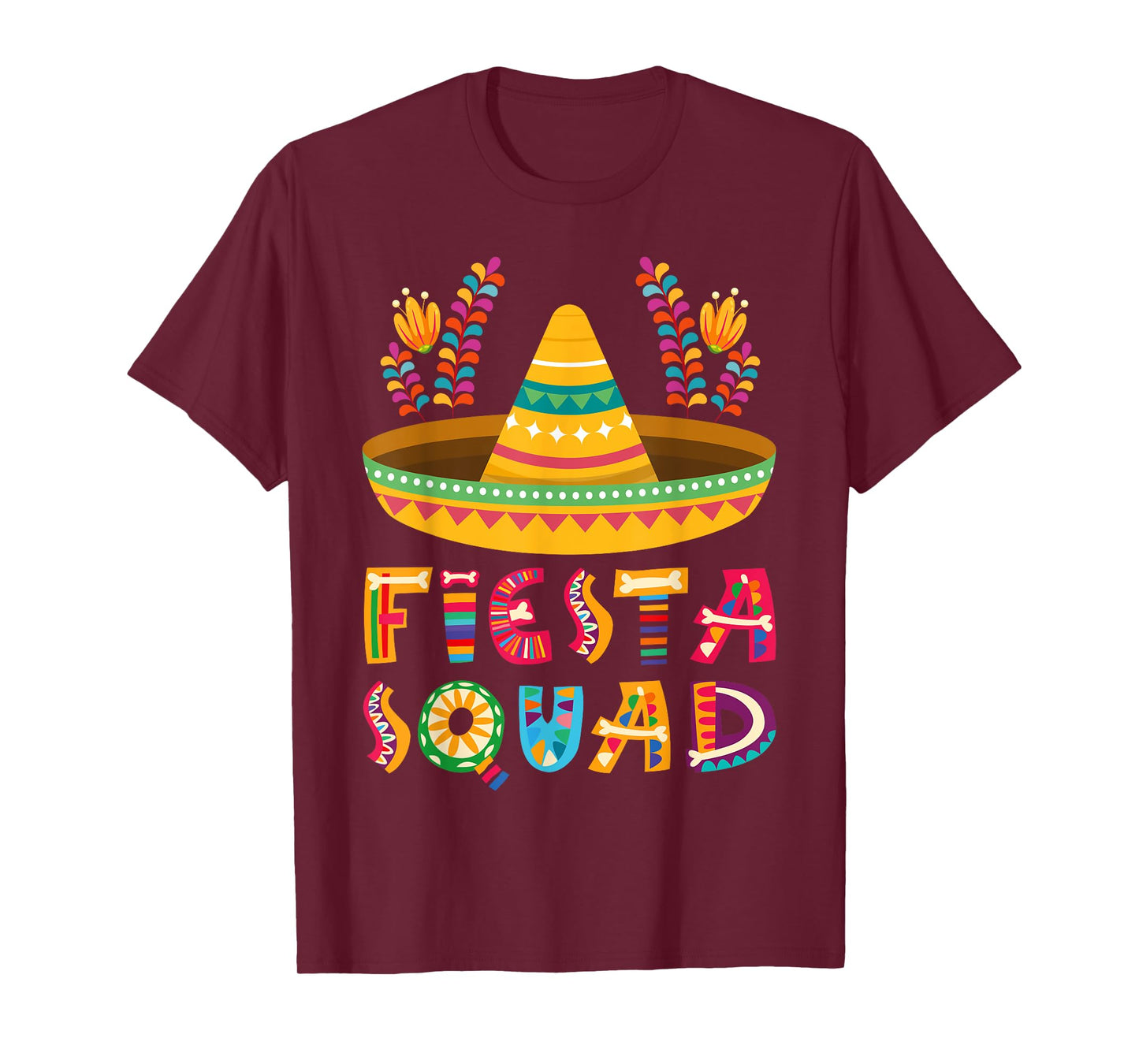 Cinco de Mayo Tee, Fiesta Squad Mexican Party Cinco de mayo T-Shirt
