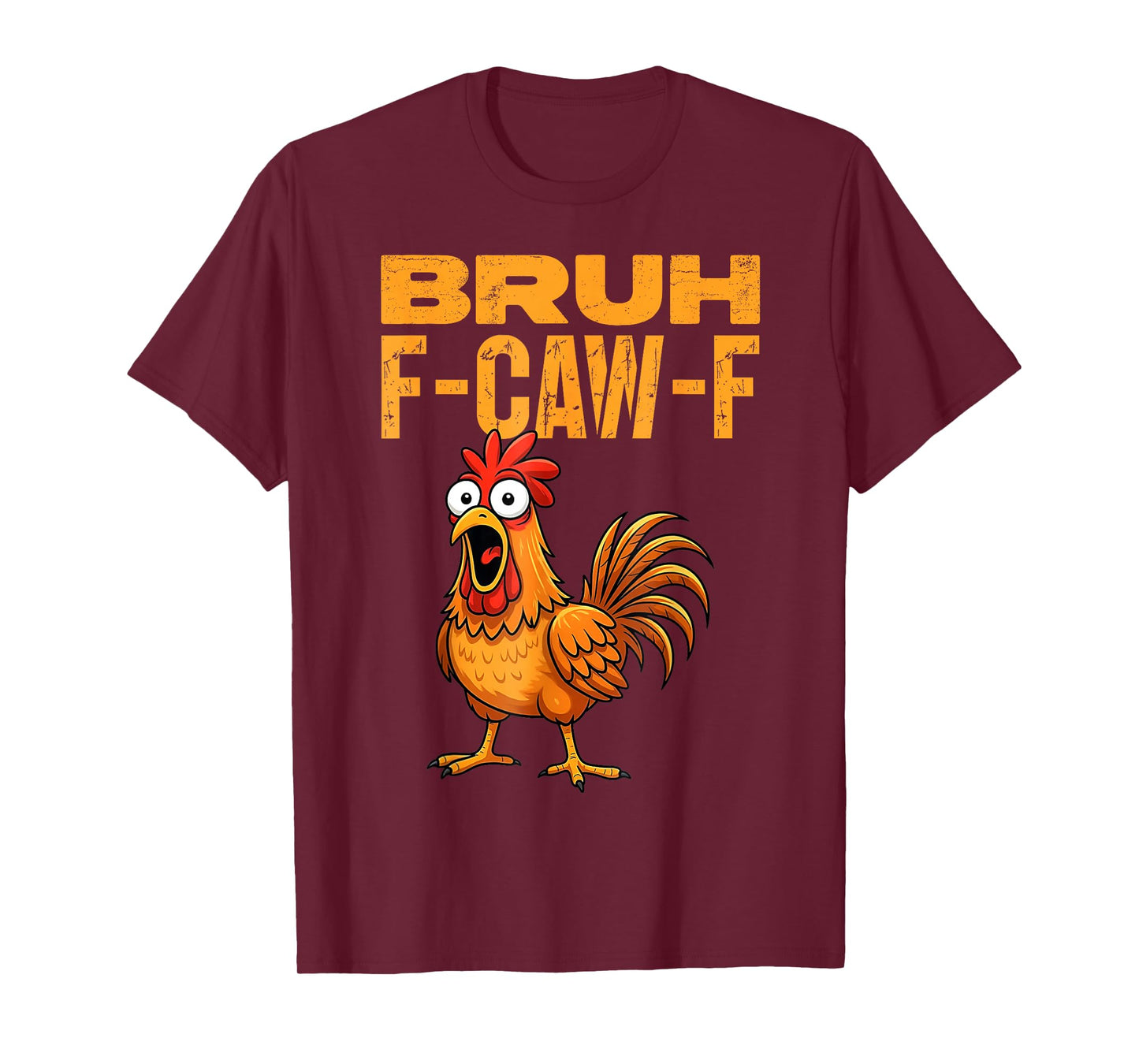 Bruh f caw f Christmas Shirt Mensa Women Shirt Chicken Meme T-Shirt