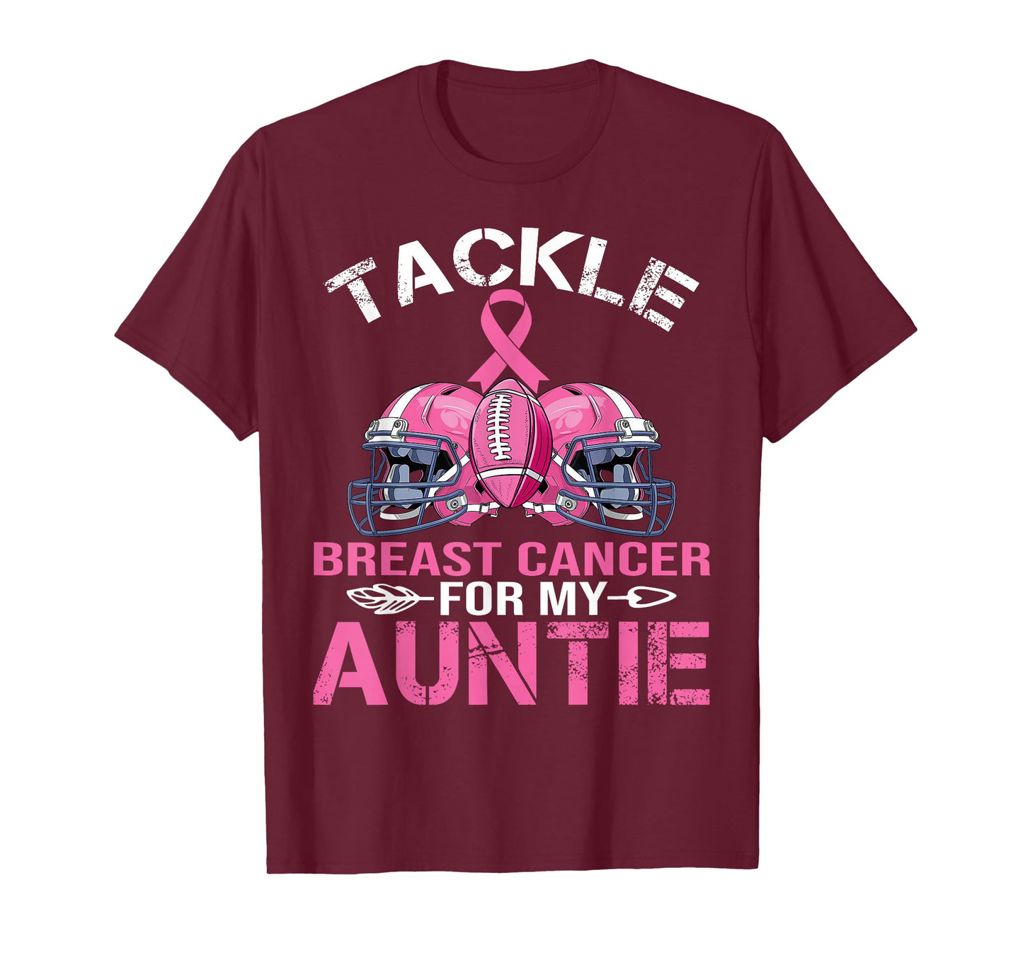 Tackle Breast Cancer For My Auntie Breast Cancer Women T-Shirt