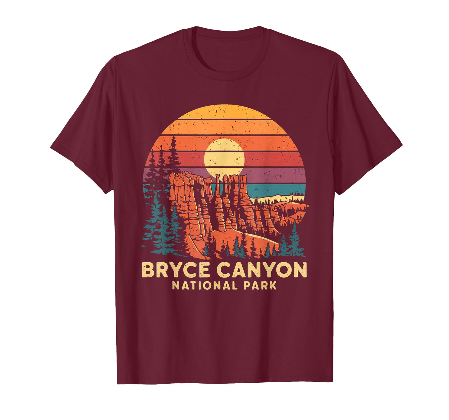 Bryce Canyon National Park Vintage Utah Hoodoos Hiking T-Shirt