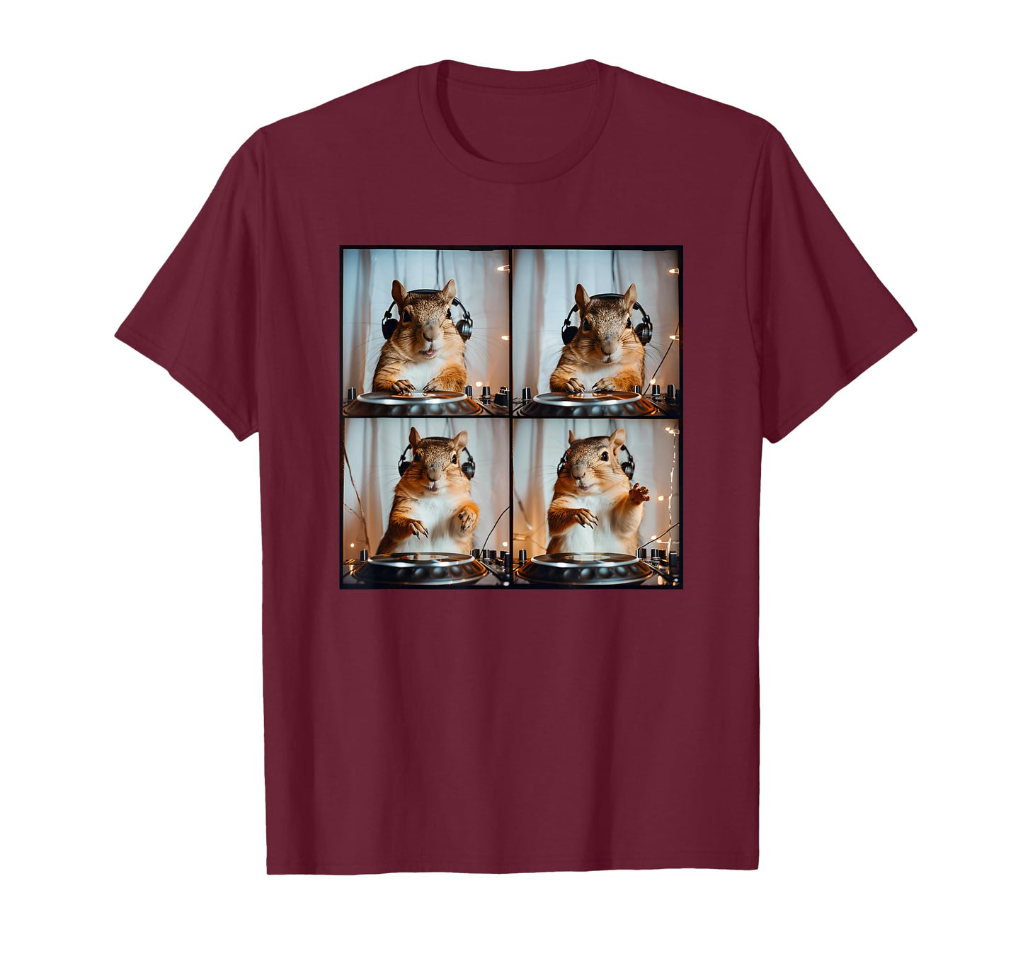 Funny Squirrel Nature Photo Animal Photobooth Squirrel Mom T-Shirt