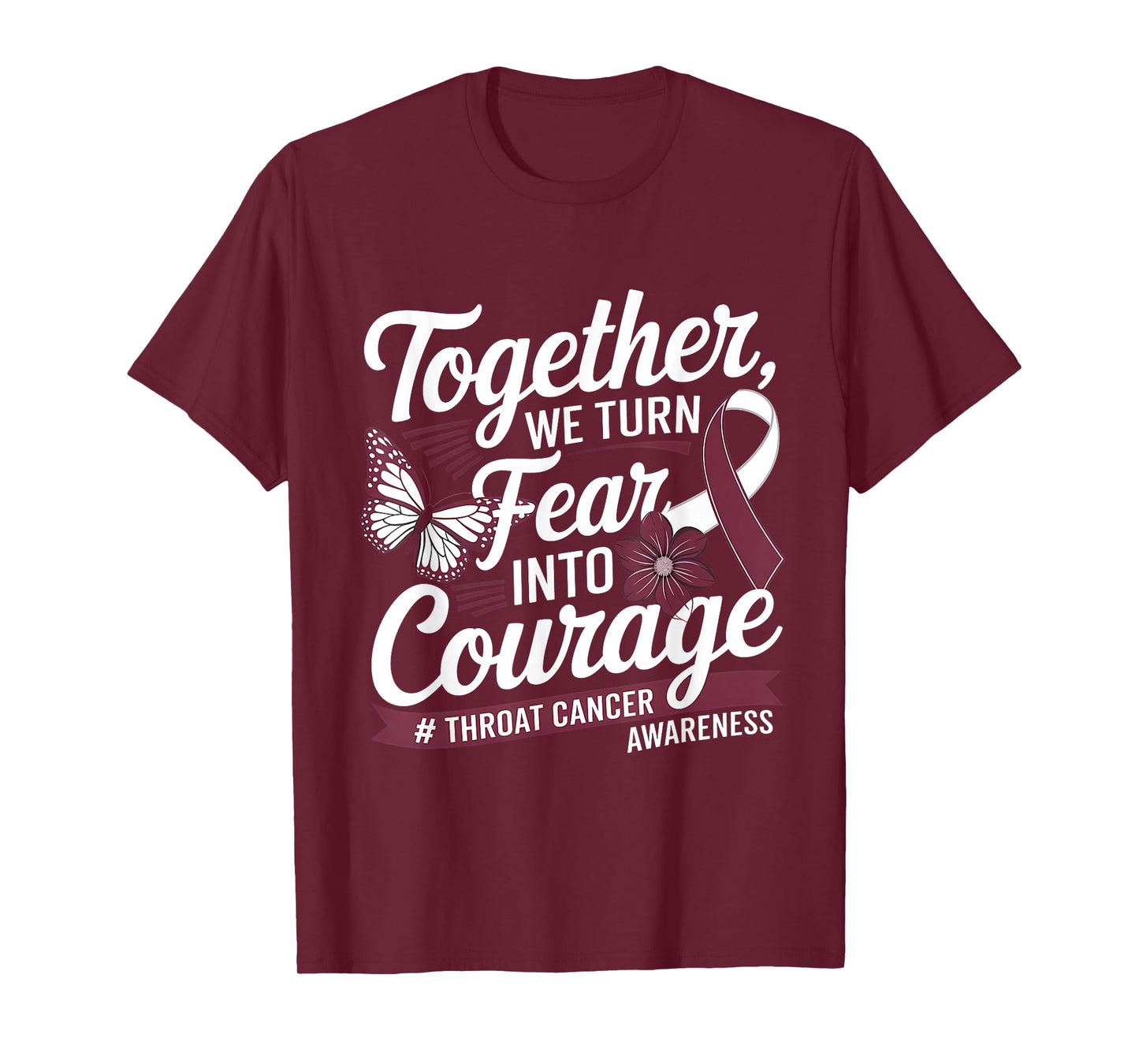 Throat Cancer Awareness Warrior Survivor T-Shirt