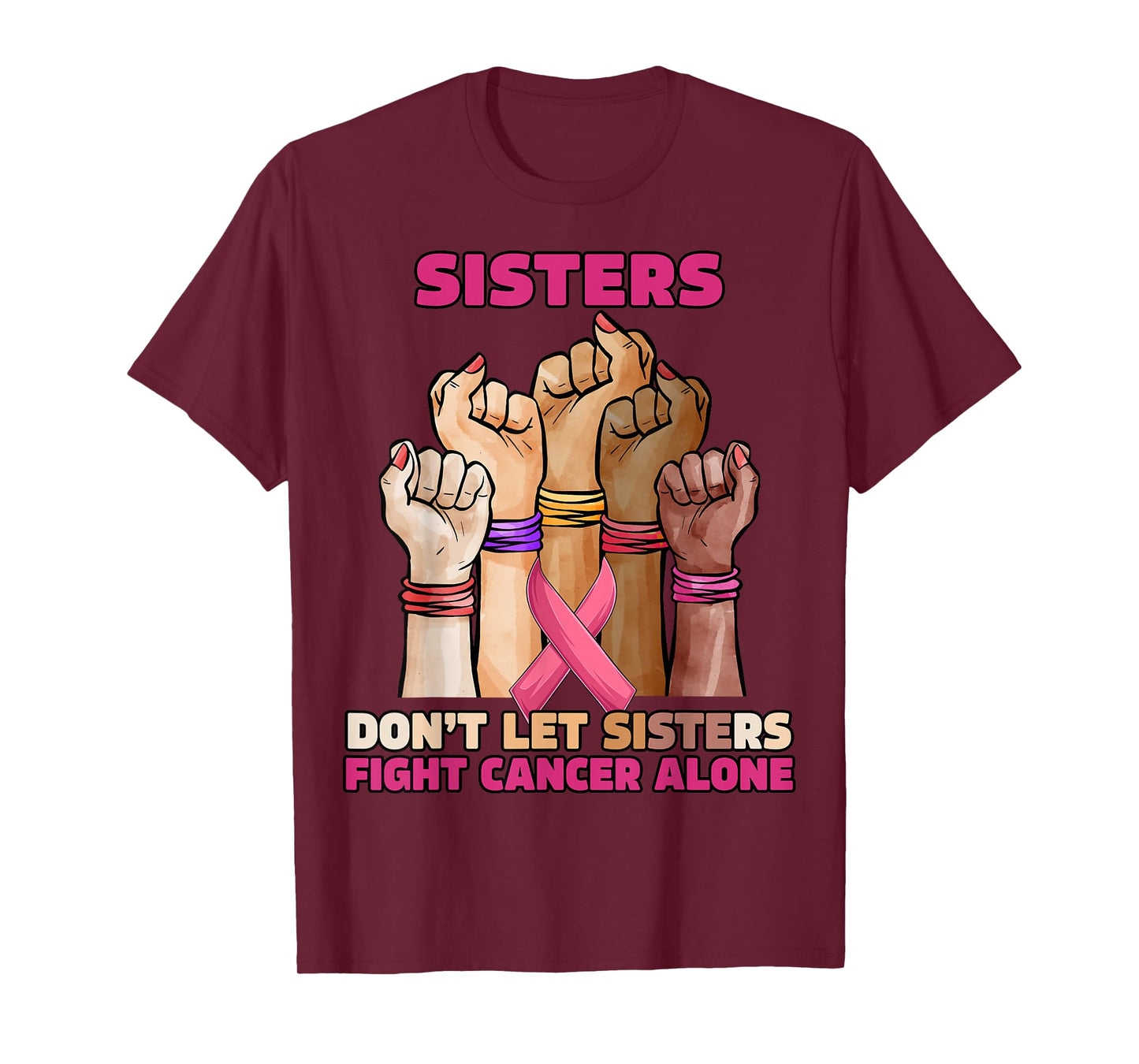 Pink Ribbon Breast Cancer Awareness Pink Ribbon October T-Shirt