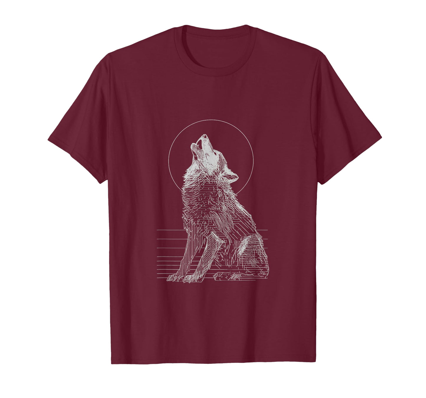 Wolf Minimalist Spirit Animal T-Shirt