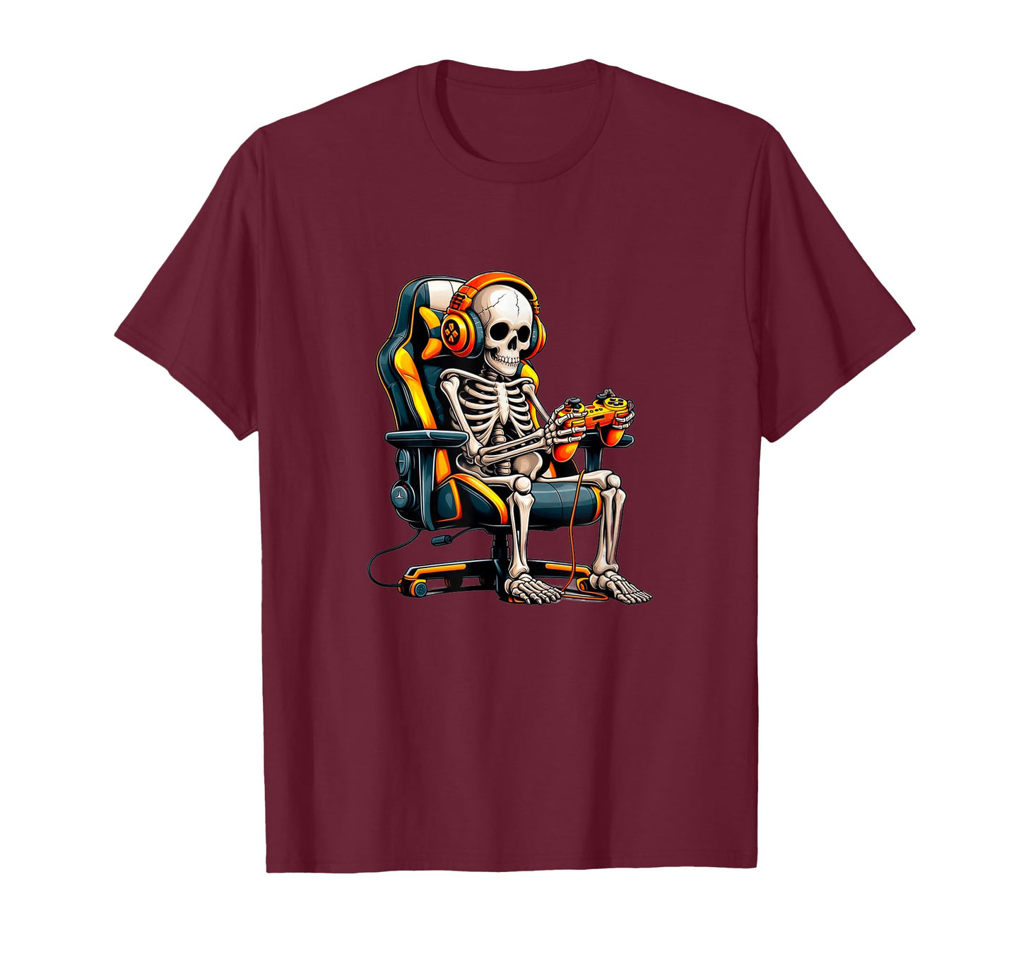Halloween Skeleton Gamer Costume T-Shirt