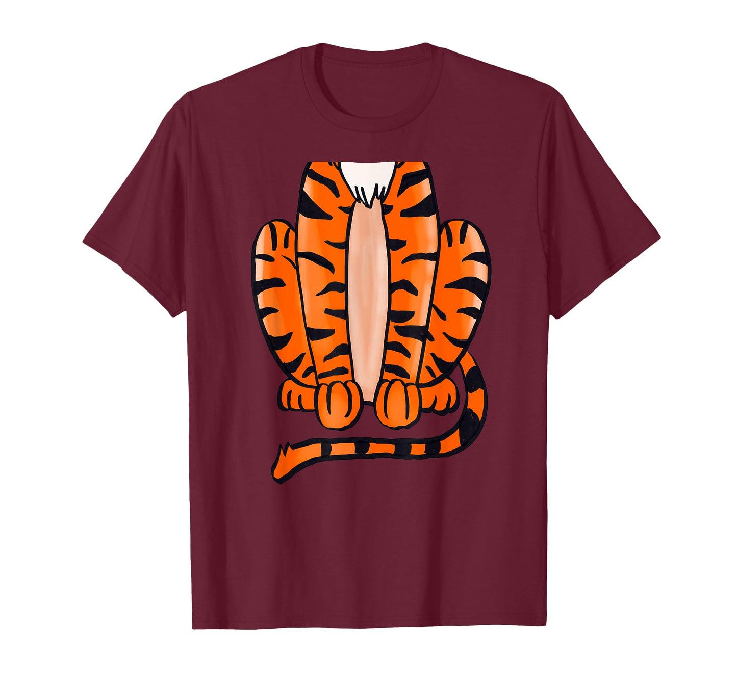 Tiger Halloween Costume T-Shirt - Cute Pretend Tiger Outfit T-Shirt