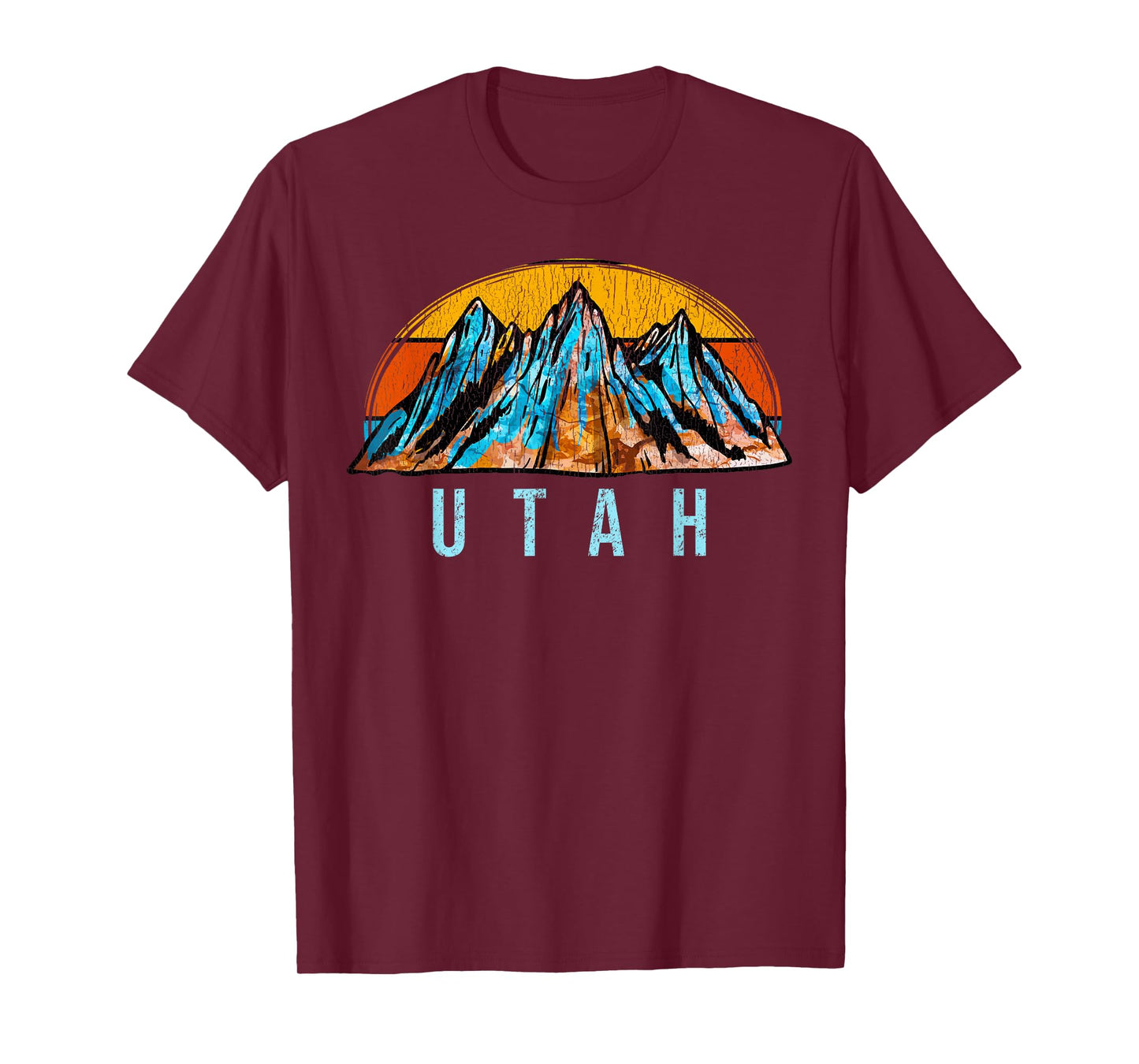 Vintage Utah | Retro Mountains Distressed T-Shirt