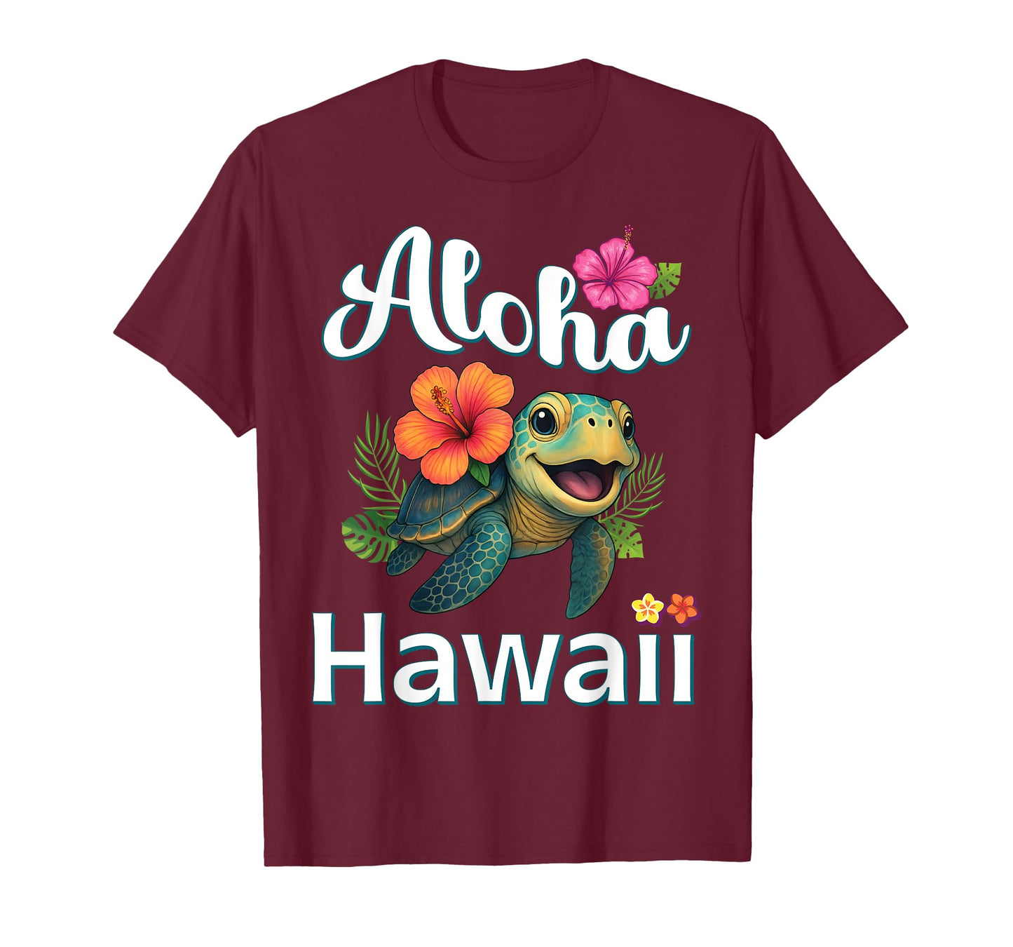 Aloha Hawaii Turtle Hawaiian Island Kids Toddler Men Women T-Shirt