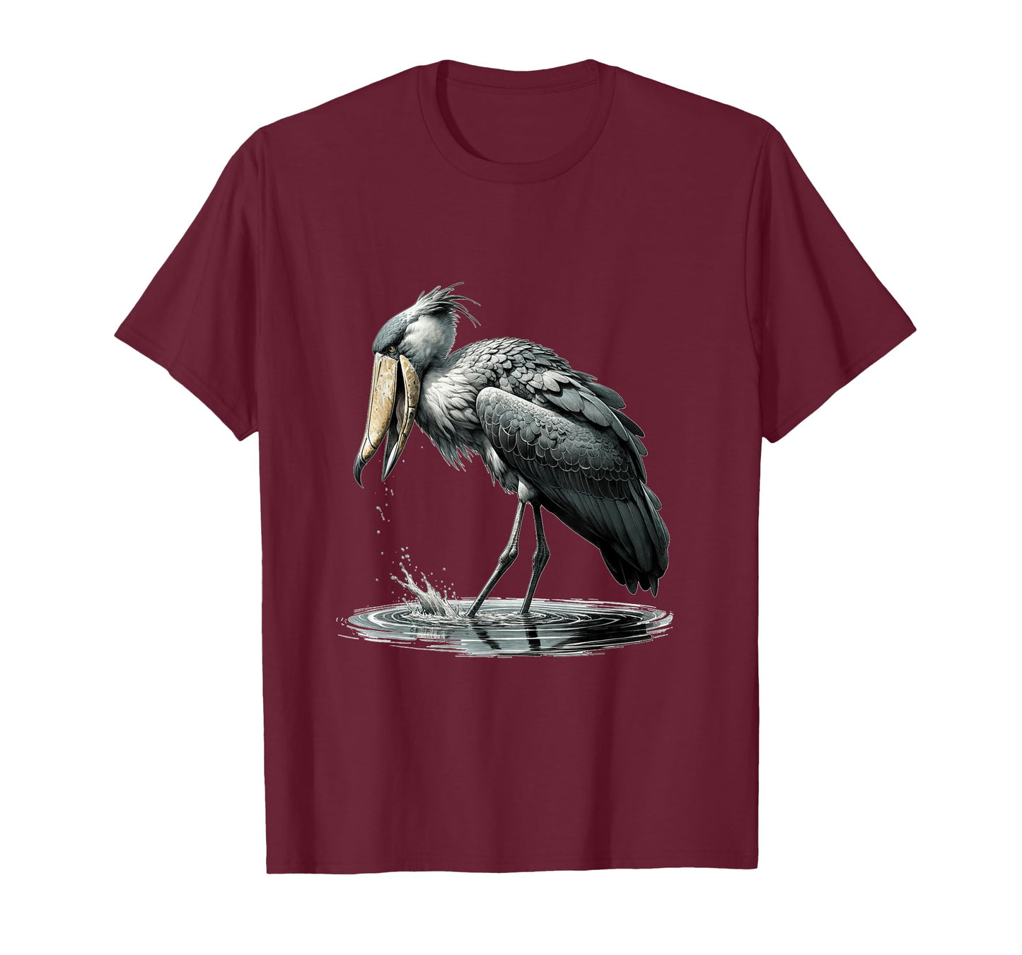 Shoebill Stork - Natural History Science Art T-Shirt