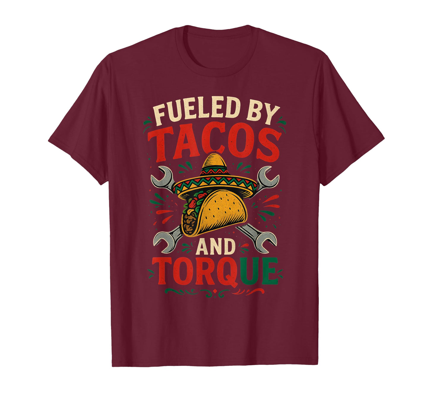 Mechanic Work Car Guy Garage Tuning Piston Engine Mexican T-Shirt
