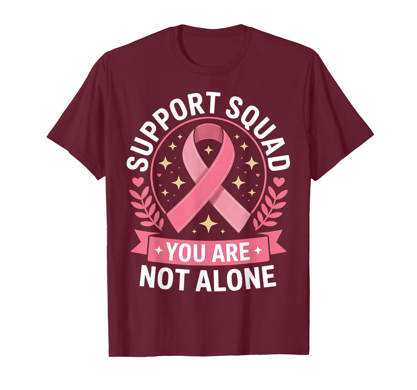 Breast Cancer Warrior Support Squad Breast Cancer Awareness T-Shirt