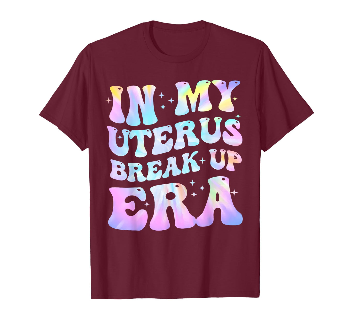 In My Uterus Break Up Era Groovy Hysterectomy Recovery T-Shirt