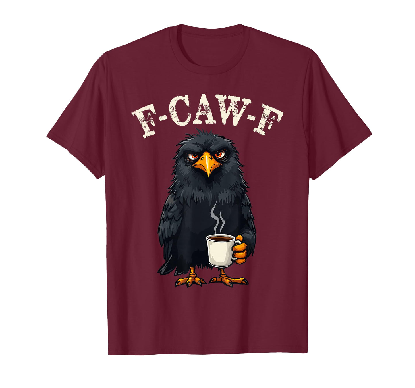 Black Crow, F-Caw-F Funny Black Bird T-Shirt