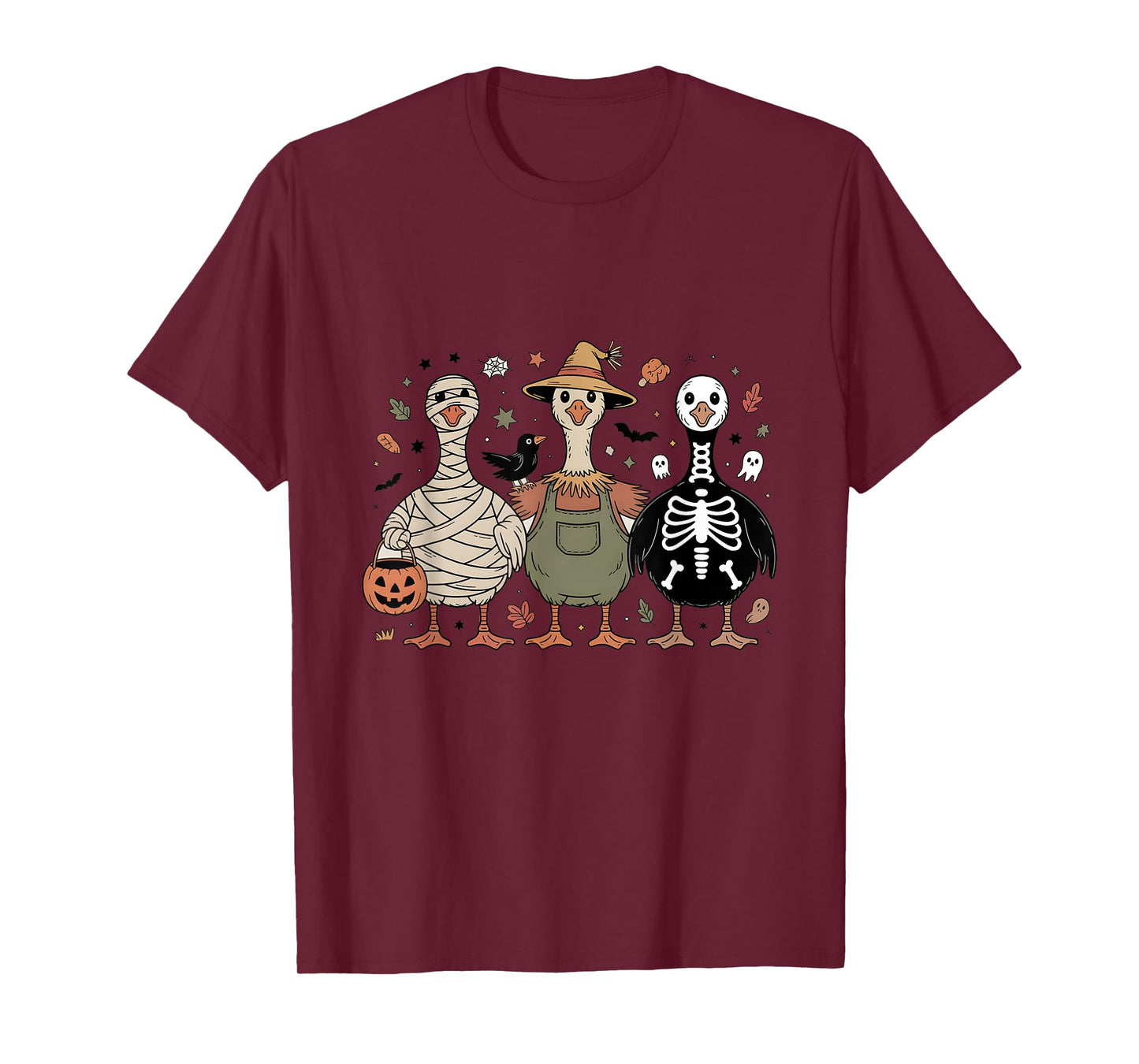 Funny Halloween Geese Shirt, Men Women Kids, Spooky Costume T-Shirt