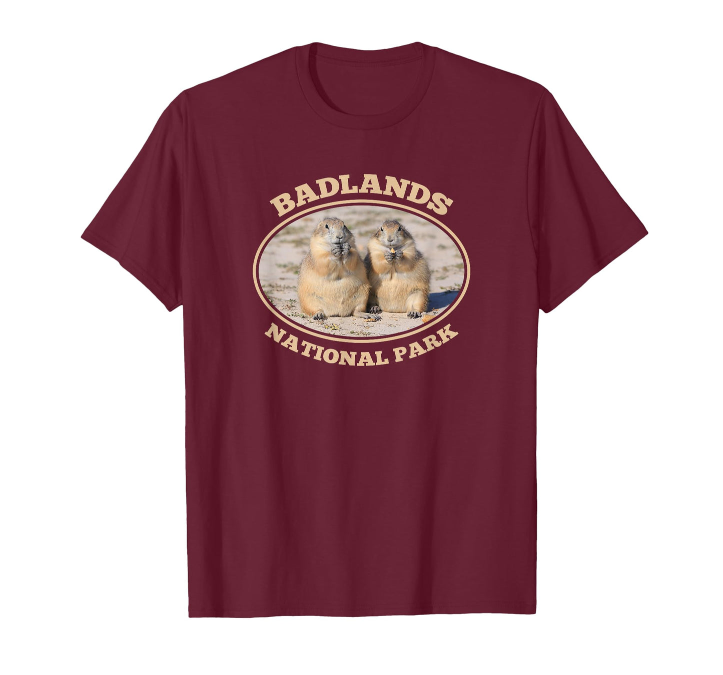 Badlands National Park Prairie Dogs South Dakota Souvenir T-Shirt