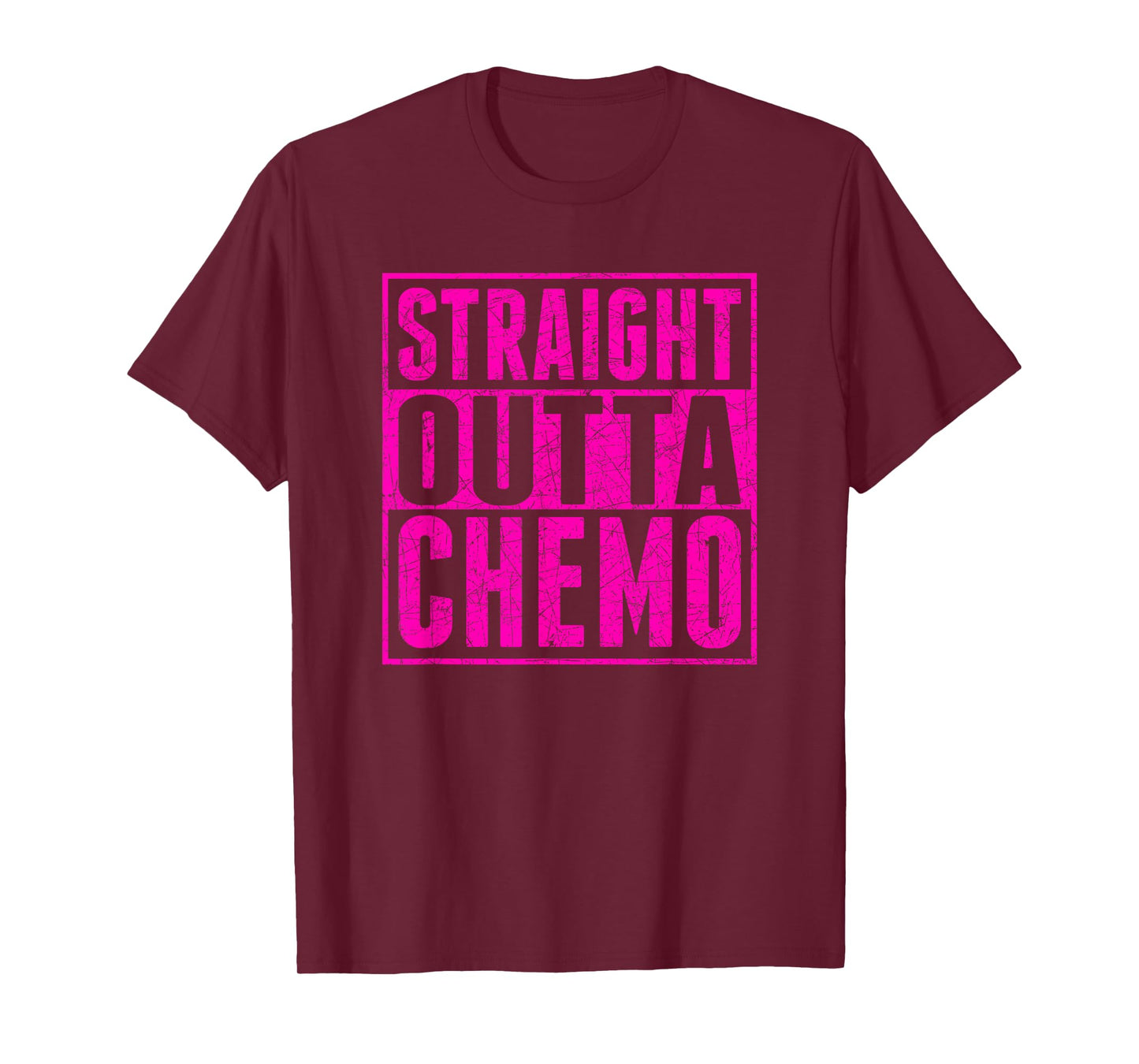 Straight Outta Chemo Breast Cancer Awareness T-Shirt