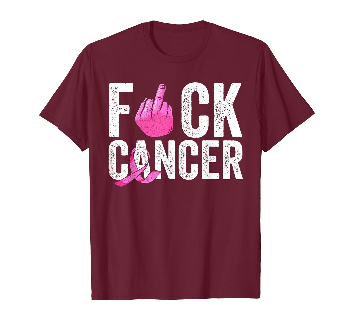 Fuck Breast Cancer Apparel Pink Ribbon Support Fighter Women T-Shirt