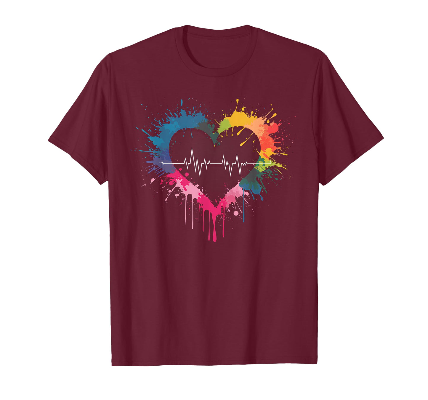 Heartbeat EKG Heart Monitor Medical Doctor Nurse T-Shirt