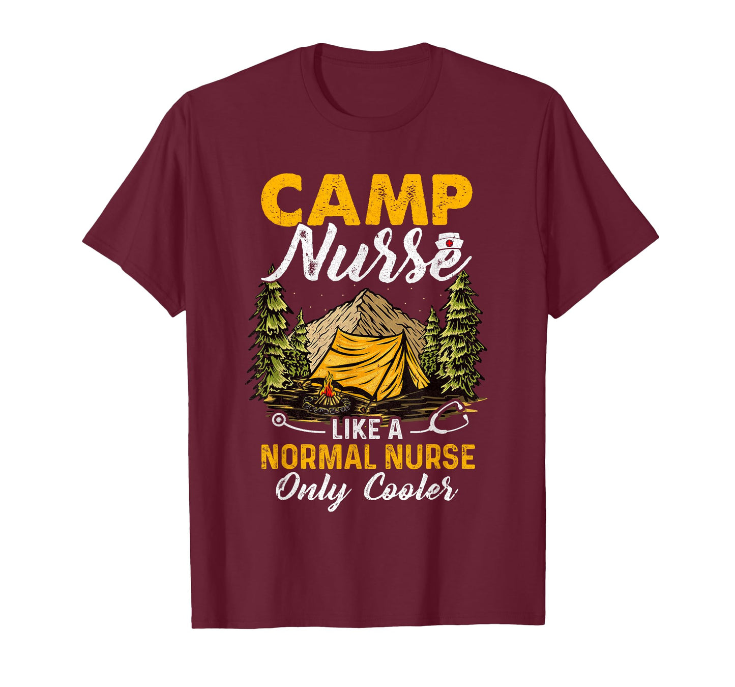 Funny Camp Nurses For Summer Camping Nursing T-Shirt