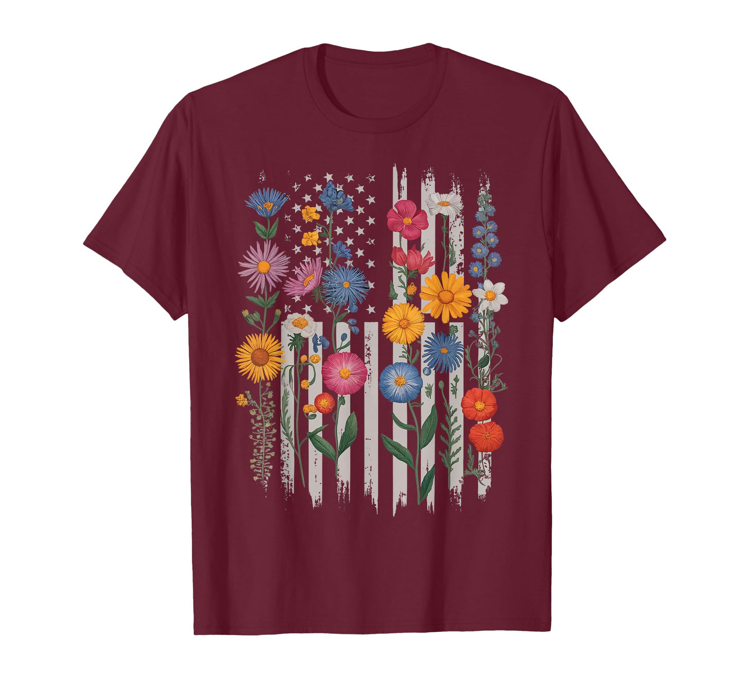 Wildflowers Floral Colorful Flowers T-Shirt