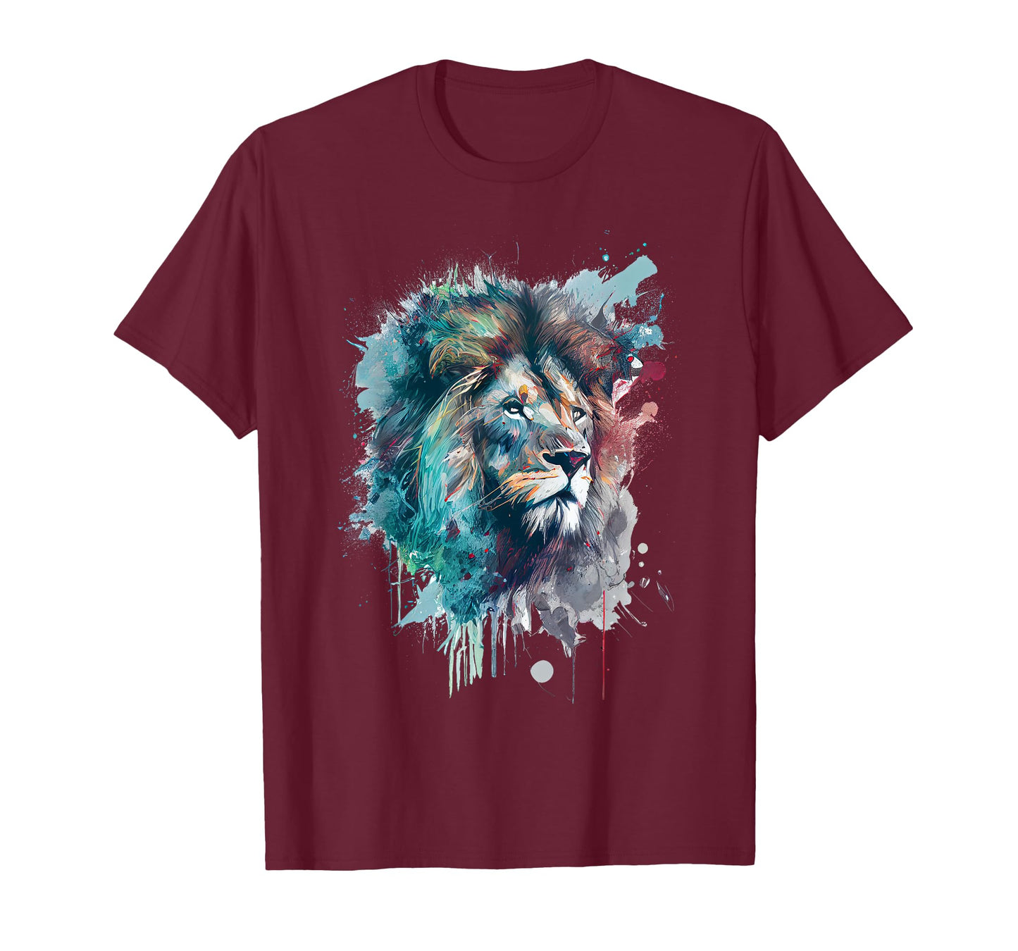 Lion Colorful Design T-Shirt