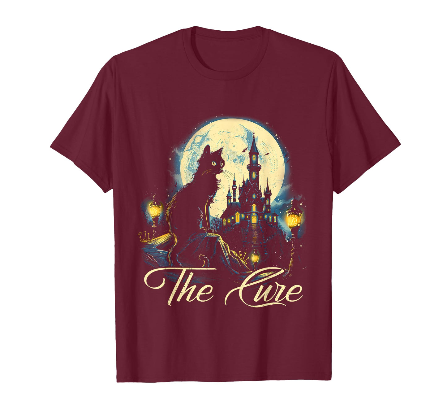Cures Vintage Art Lovely Animal Musician Funny Outfits Cats T-Shirt
