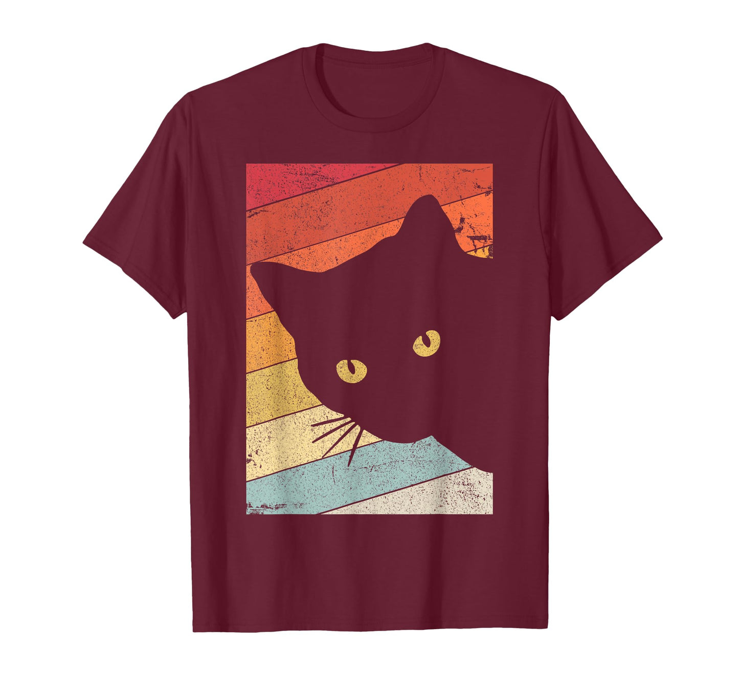Cat Shirt. Retro Style T-Shirt for Men Women Girls Kids