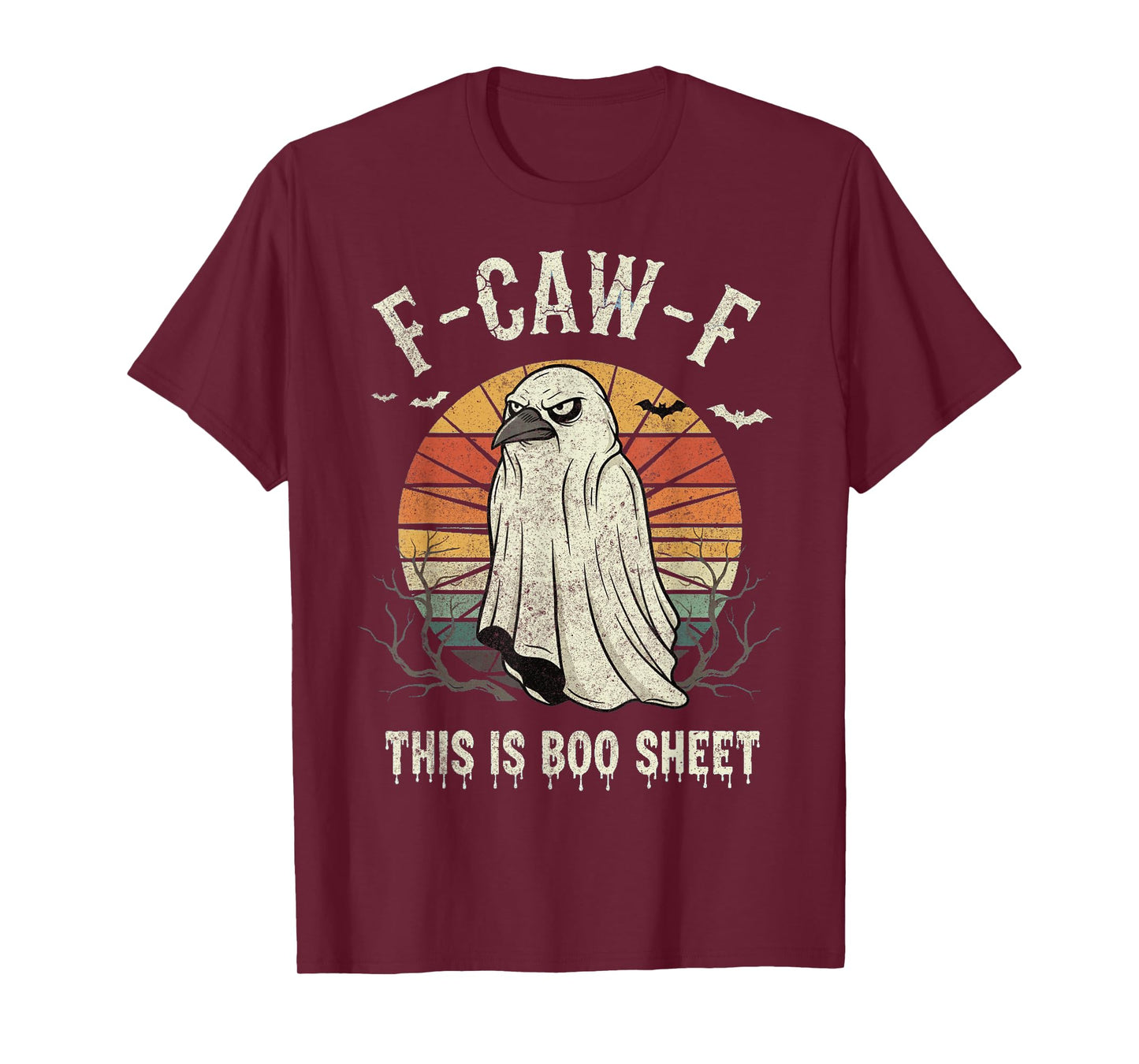 F-Caw-F This is Boo Sheet Ghost Halloween Costume Funny T-Shirt