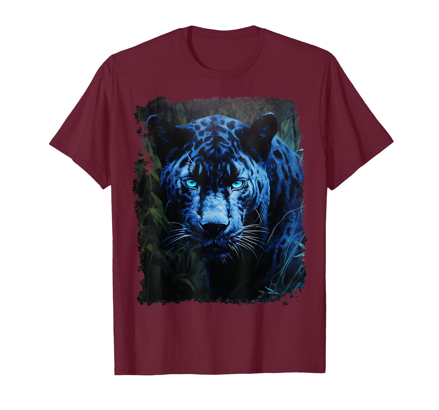 Blue Panther Black T-Shirt