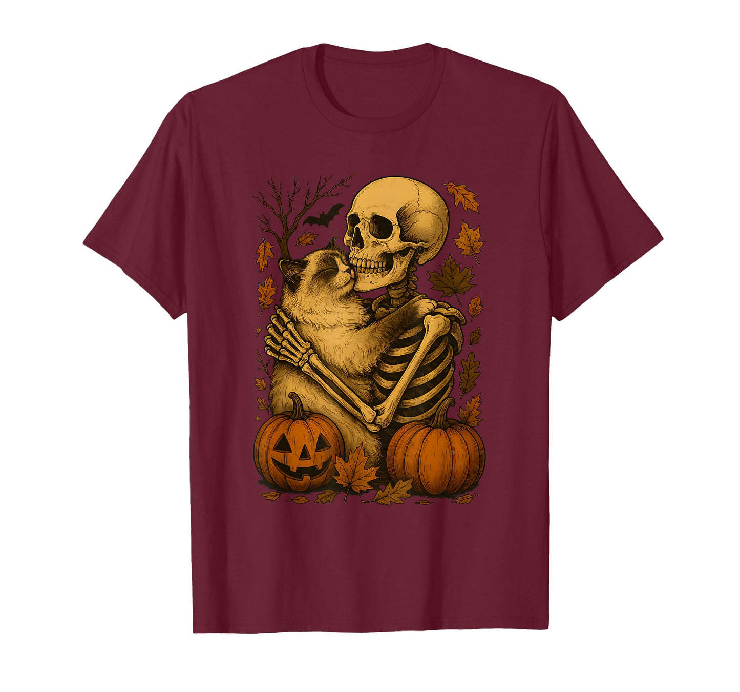 Skeleton Hugging Birman T-Shirt