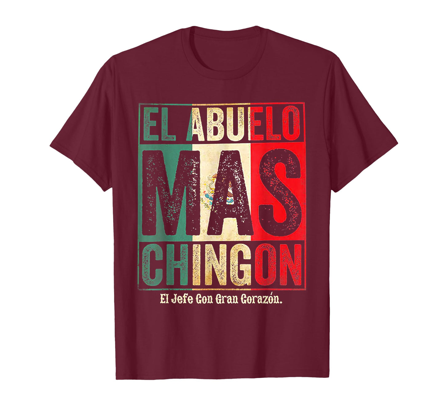 El Abuelo Mas Chingon Jefe Con Gran Corazon T-Shirt