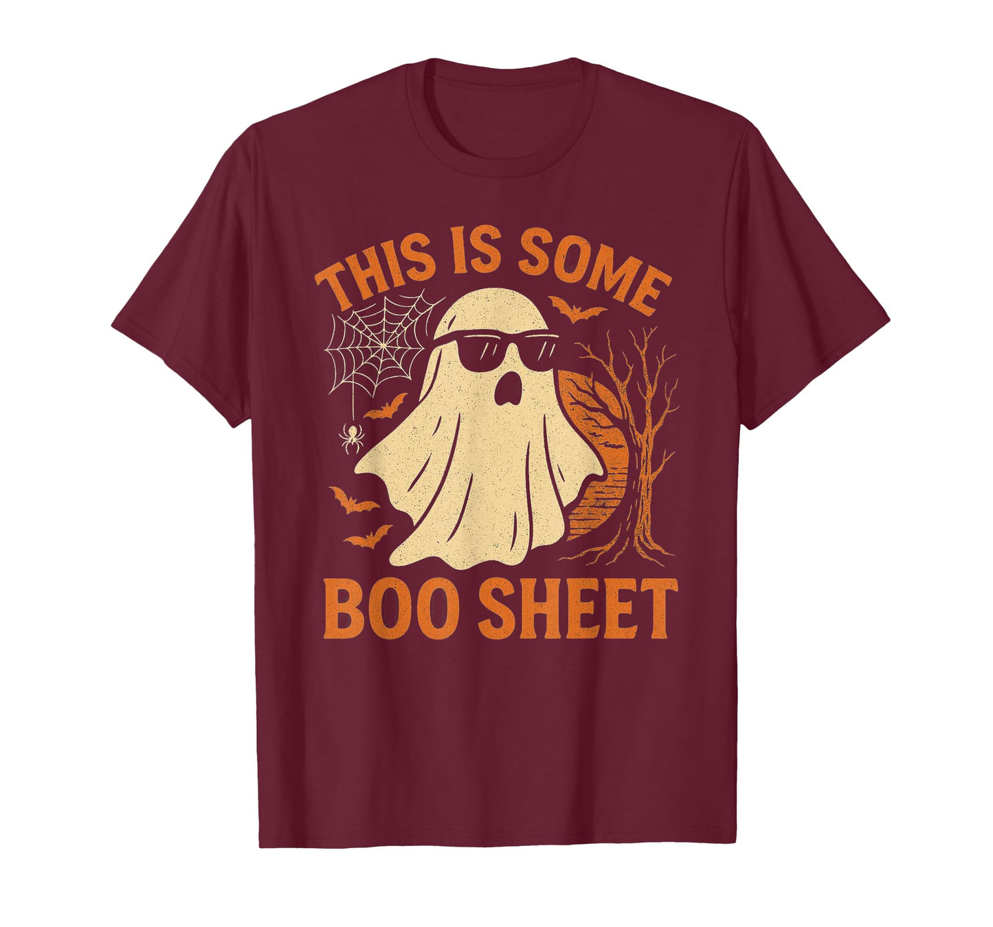 This is Some Boo Sheet Ghost Retro Funny Halloween Men Women T-Shirt