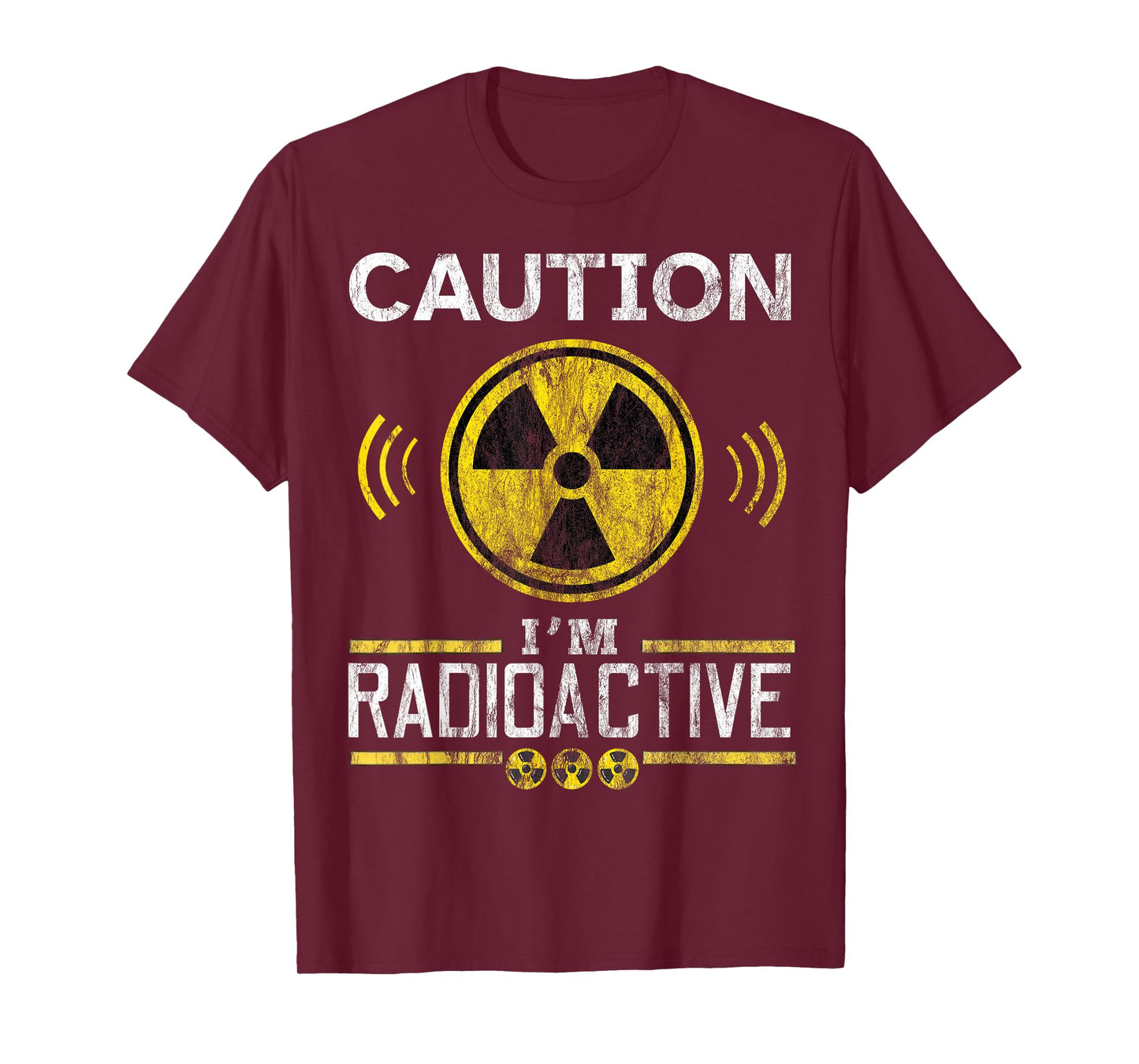 Caution I’m Radioactive Cancer Warrior Survivor Strength Tee T-Shirt