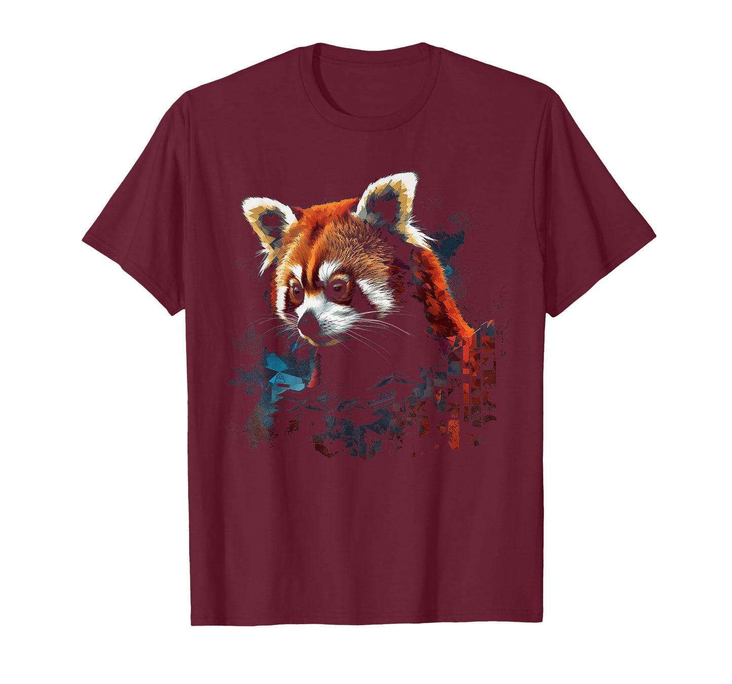 Red Panda Lover Artwork | Animal Motif Red Panda T-Shirt
