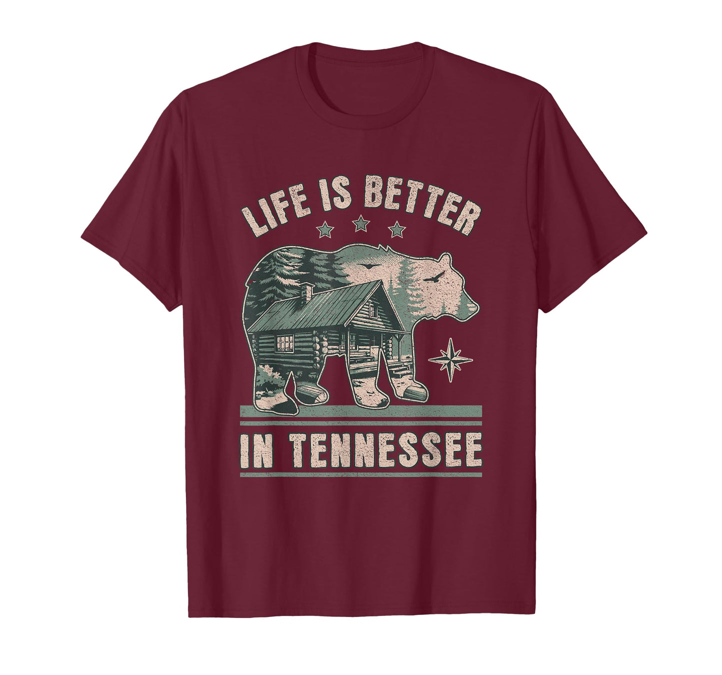 Life Is Better In Tennessee, Smoky Mountains Outdoors Hiking T-Shirt