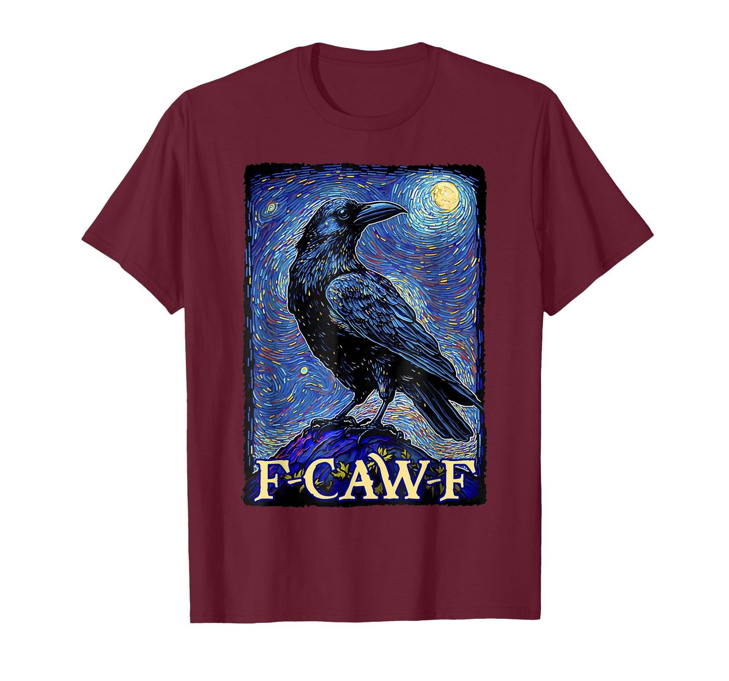 F-Caw-F Raven Funny FCWF Crow F CAW F Halloween T-Shirt