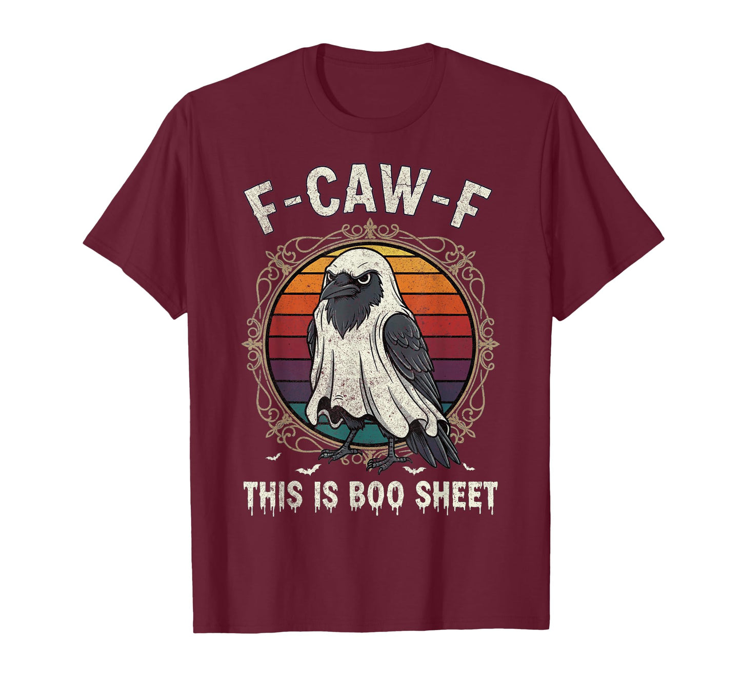 F-Caw-F This is Boo Sheet Ghost Halloween Costume Funny T-Shirt