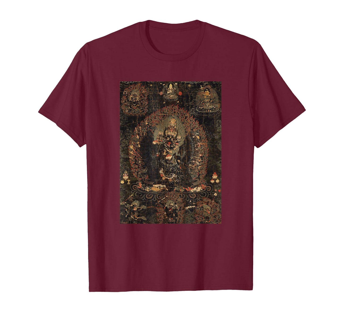 Vajrabhairava Tibetan Buddhist Thangka Art T-Shirt