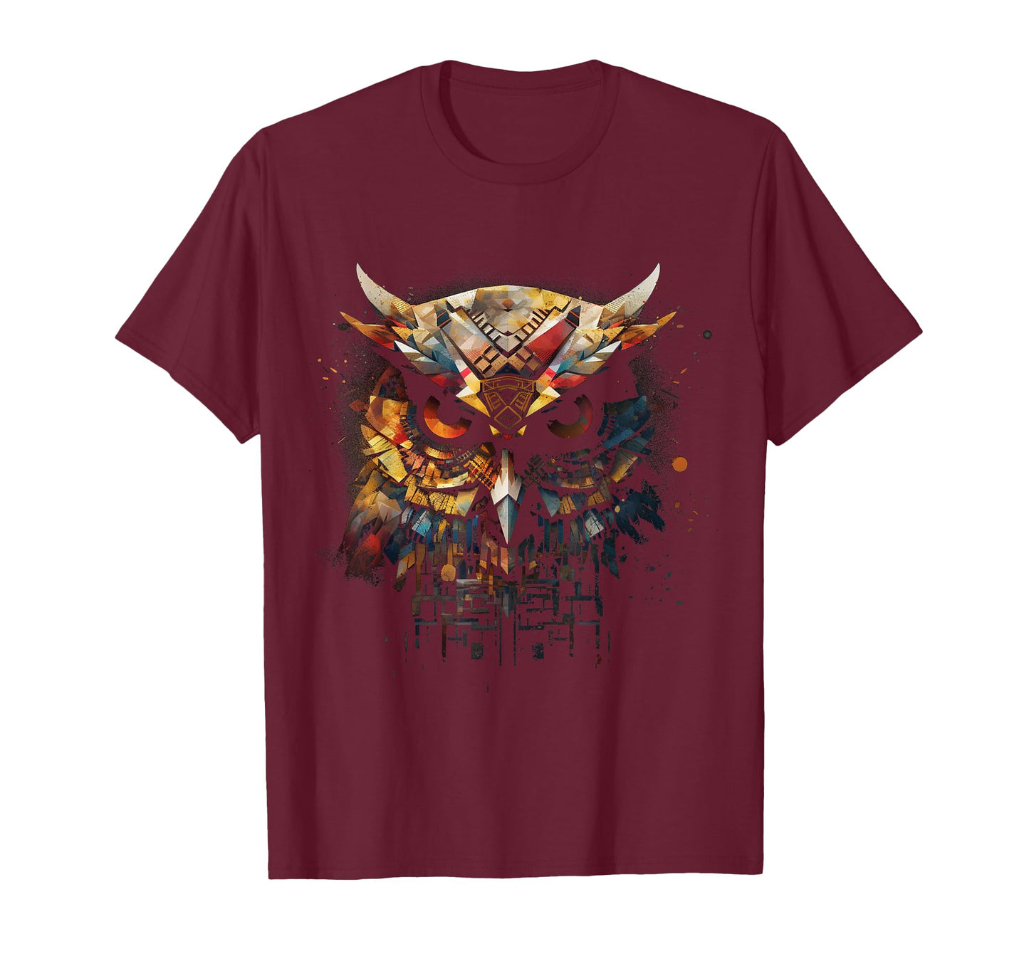 Owl artwork animal lovers - bird art animal owl T-Shirt